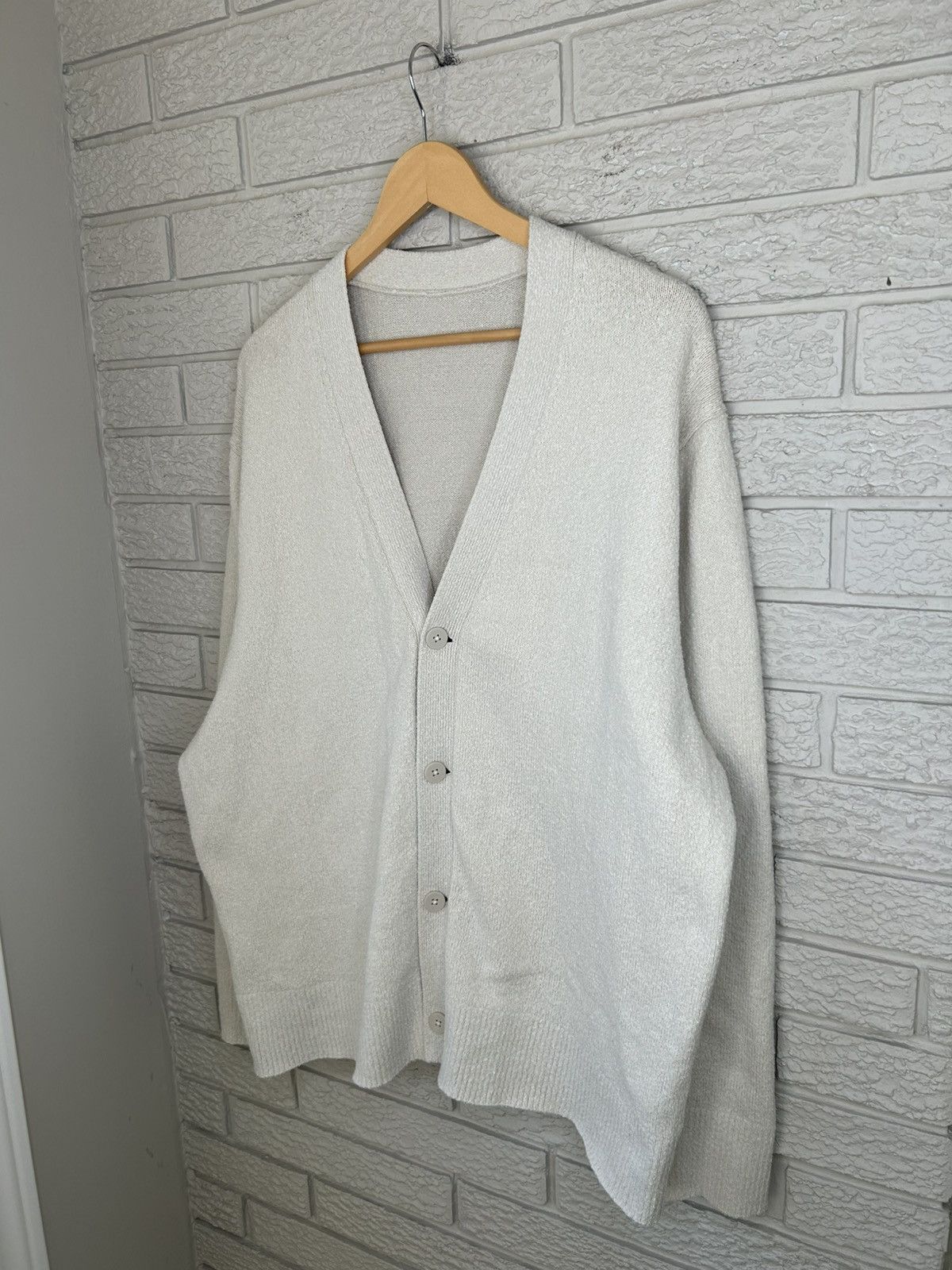 Lululemon Lululemon Merino Wool Blend Cream Cardigan Size US XL / EU 56 / 4 - 2 Thumbnail