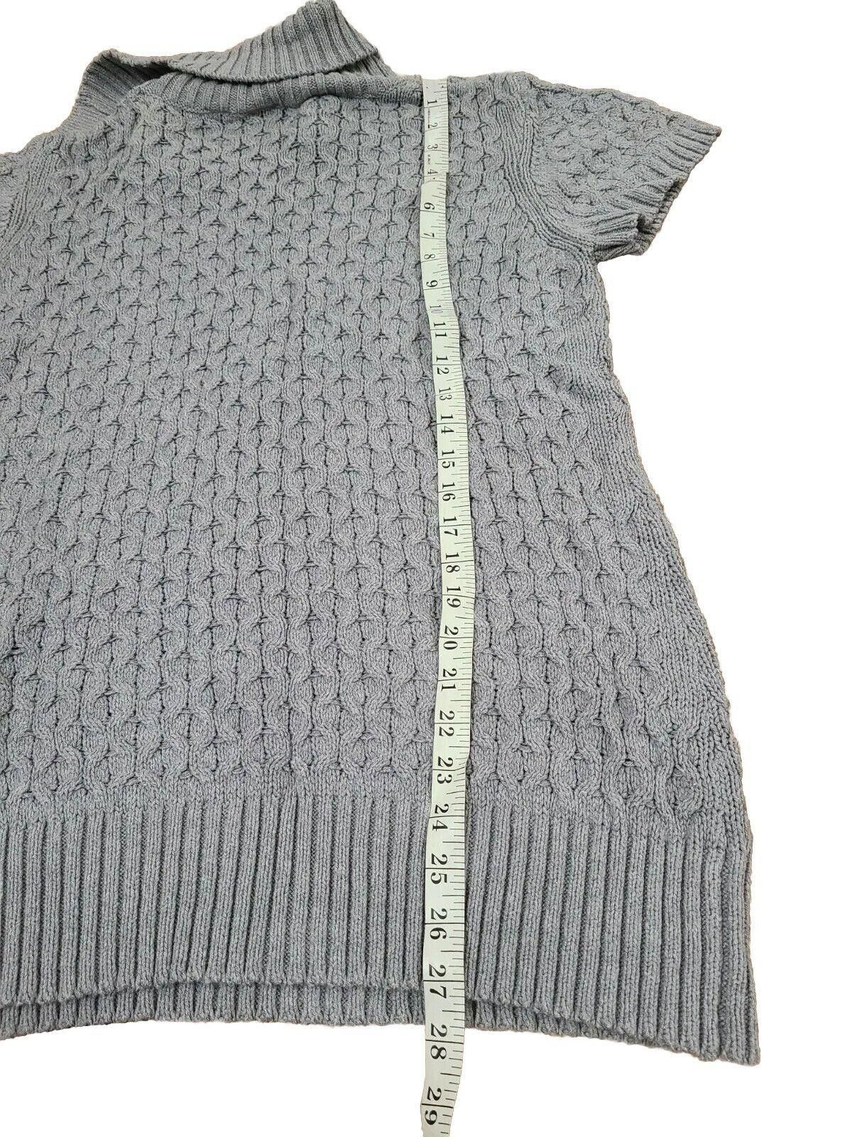 Cartoon Network Cato Sweater Extra Large Gray Cowl Neck Short Sleeve Size XL / US 12-14 / IT 48-50 - 7 Thumbnail