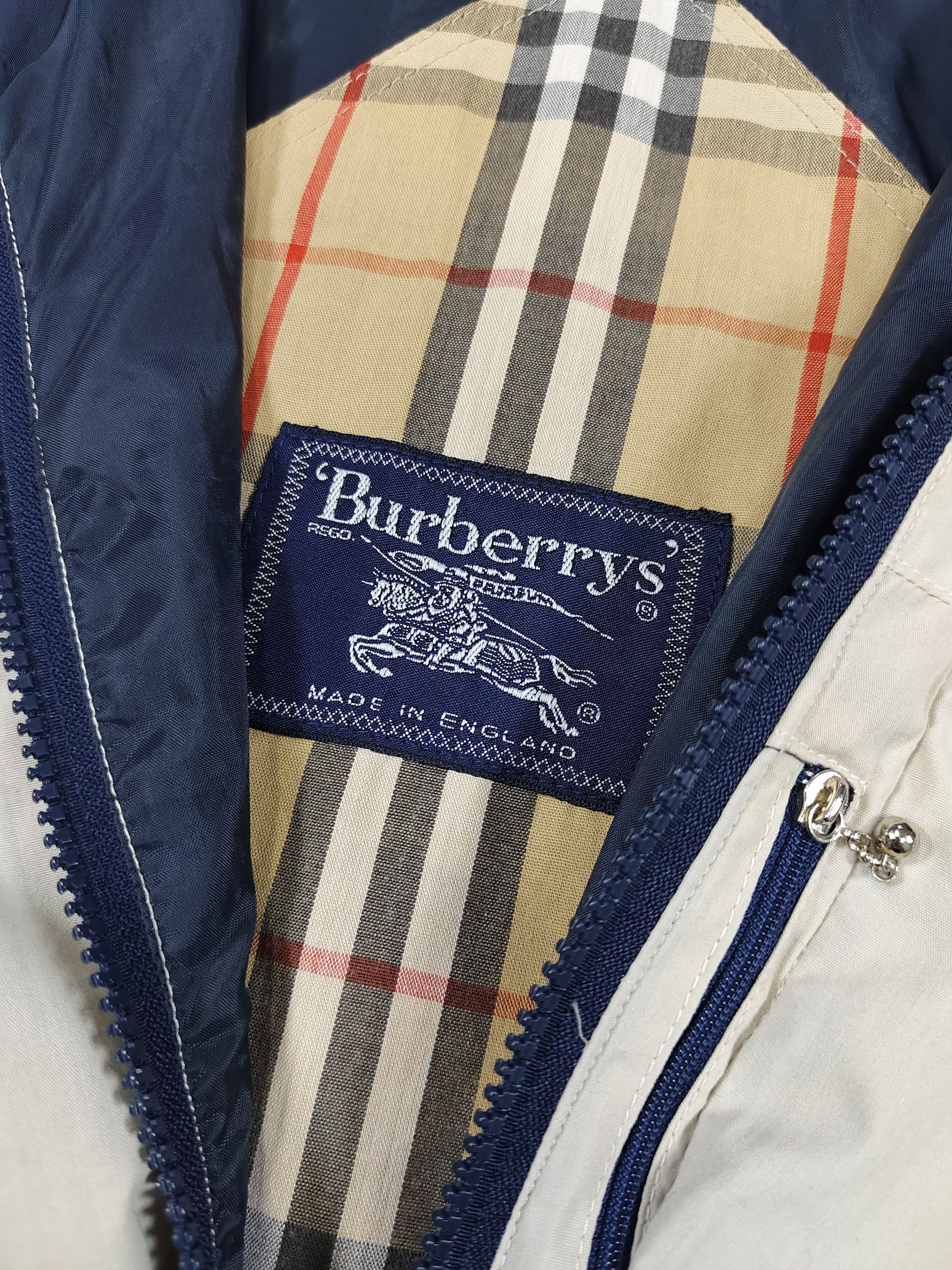 Burberry 80s Burberrys Nova Check Lining Heritage Archive Field Jacke Size US L / EU 52-54 / 3 - 8 Thumbnail