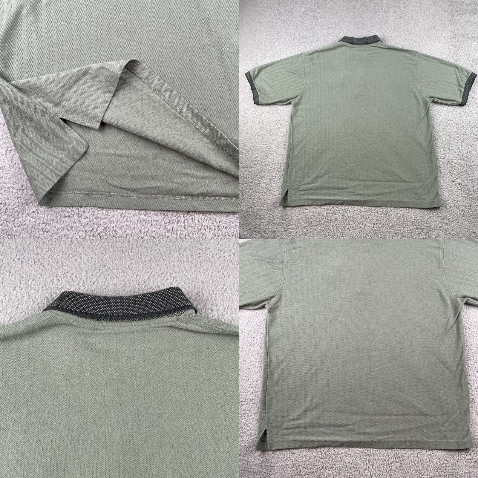 Vintage VINTAGE MunsingWear Polo Shirt Mens XL Green Knit Zig Zag EIA Arizona Chapter Polo Shirt Size US XL / EU 56 / 4 - 9 Thumbnail