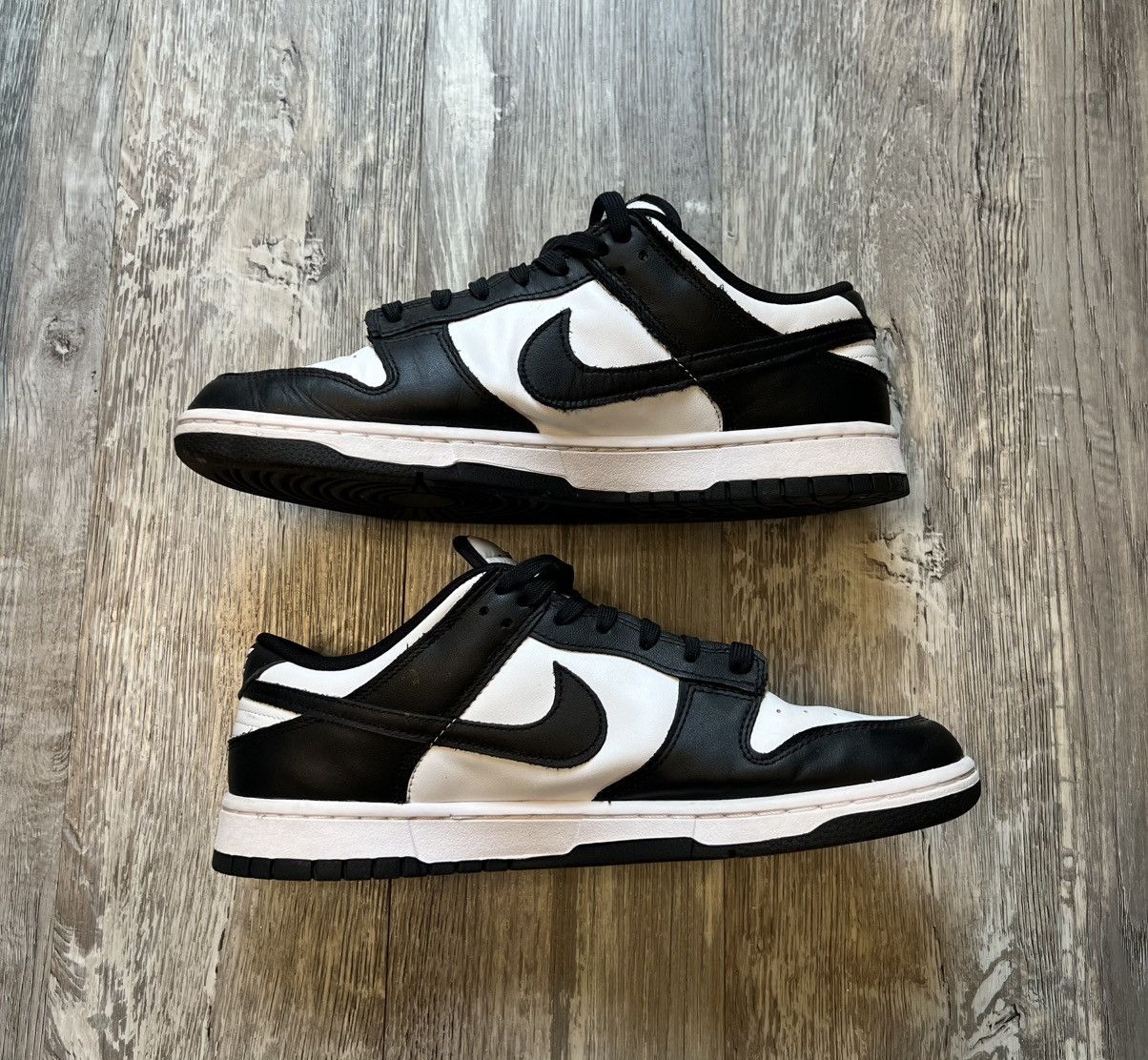 Nike Nike Dunk Low “Black/White” (panda) Size US 11 / EU 44 - 3 Thumbnail