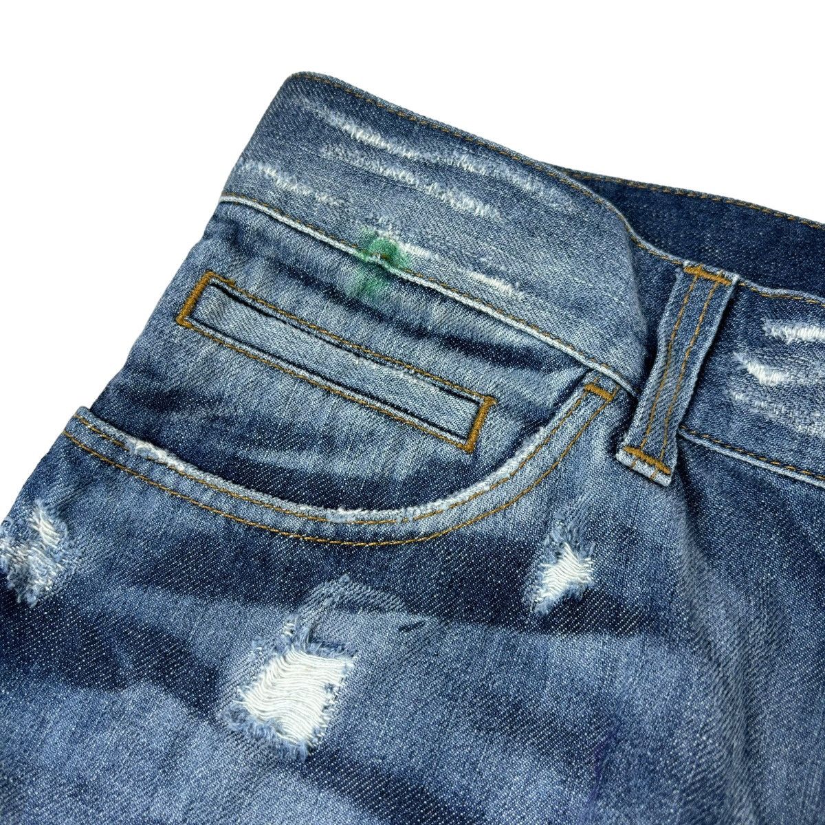 Dolce & Gabbana × If Six Was Nine × Le Grande Bleu (L.G.B.) Dolce & Gabbana Distressed Denim Jeans Size US 32 / EU 48 - 4 Thumbnail