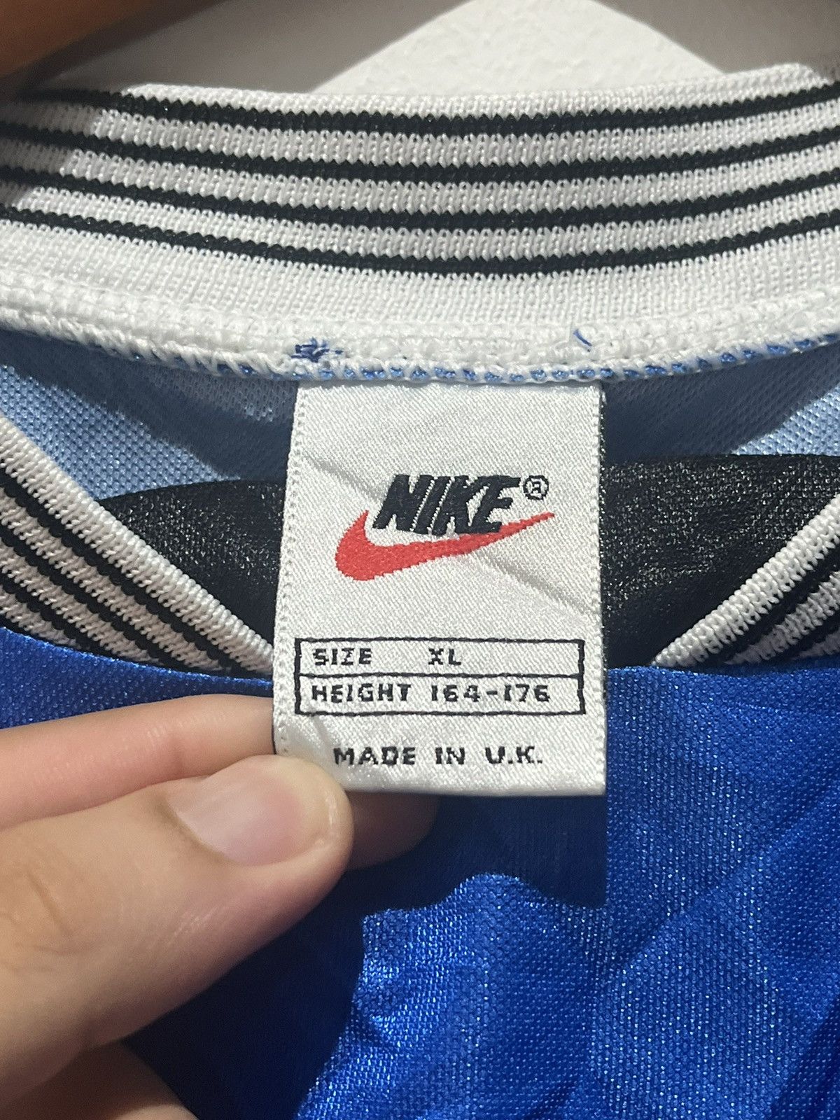 Nike × Vintage Vintage Nike Soccer Jersey Size US M / EU 48-50 / 2 - 3 Thumbnail