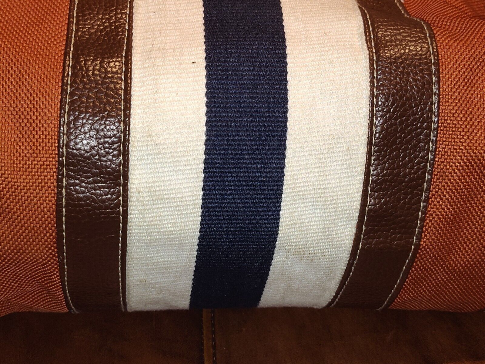 Tommy Hilfiger Tommy Hilfiger Bag Leather Trim Double Handle Tote Handbag Size ONE SIZE - 8 Thumbnail