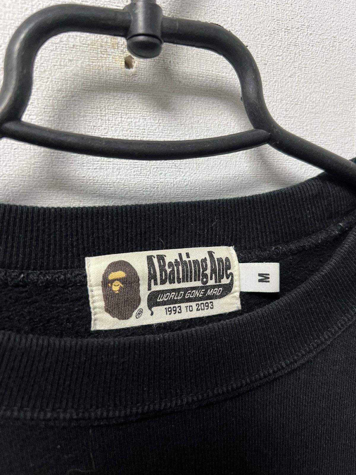 Bape Bape Sweatshirt Y2K Black Big Logo Size M Size US M / EU 48-50 / 2 - 4 Thumbnail