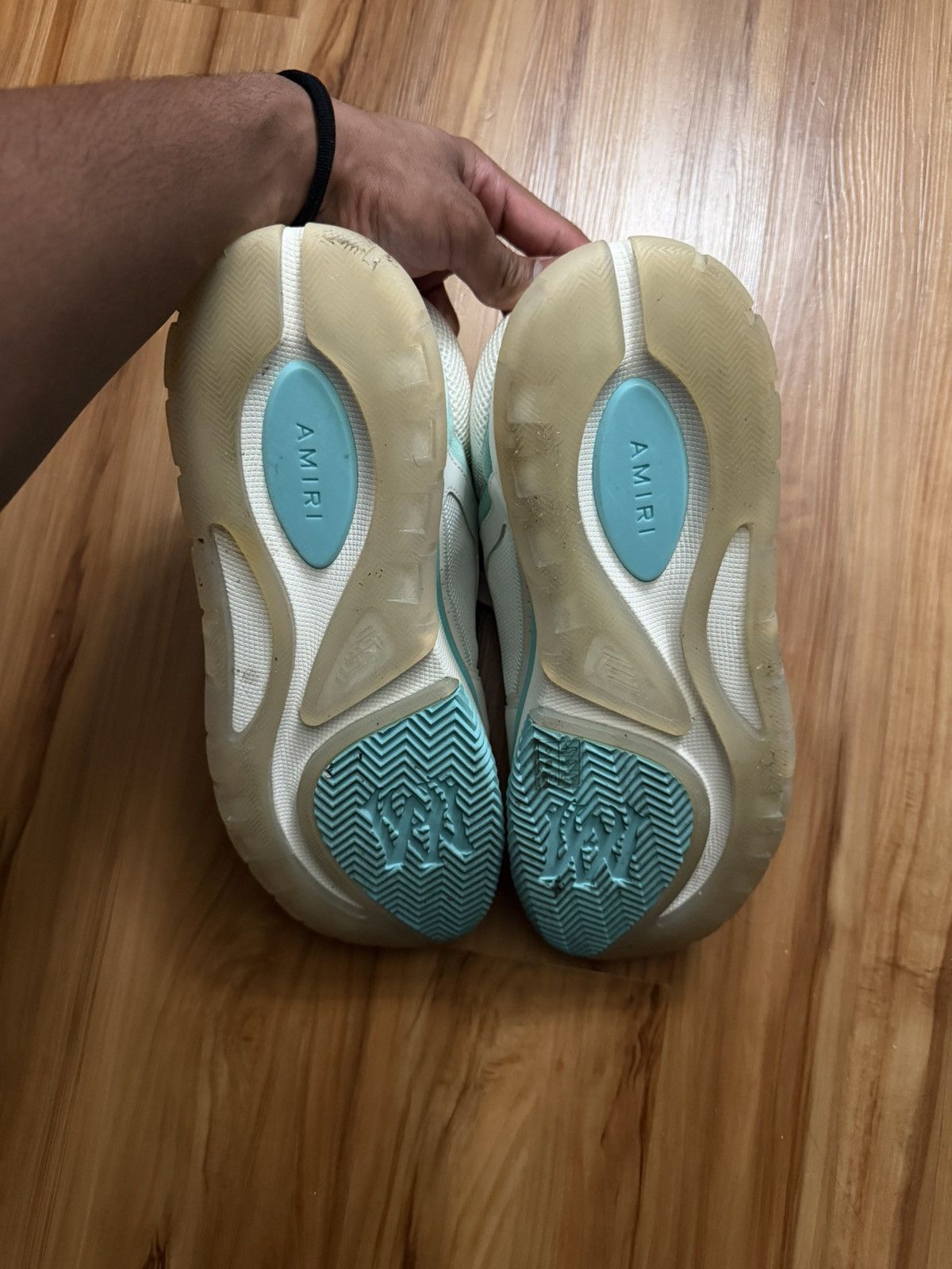 Amiri Amiri MA-1 ‘White Blue’ Size US 14 / EU 47 - 5 Thumbnail
