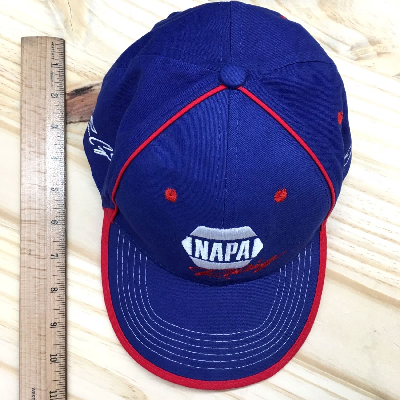 Vintage NAPA Racing Ron Capp Baseball Cap Mens Blue OS Adjustable Embroidered Logo Size ONE SIZE - 4 Thumbnail