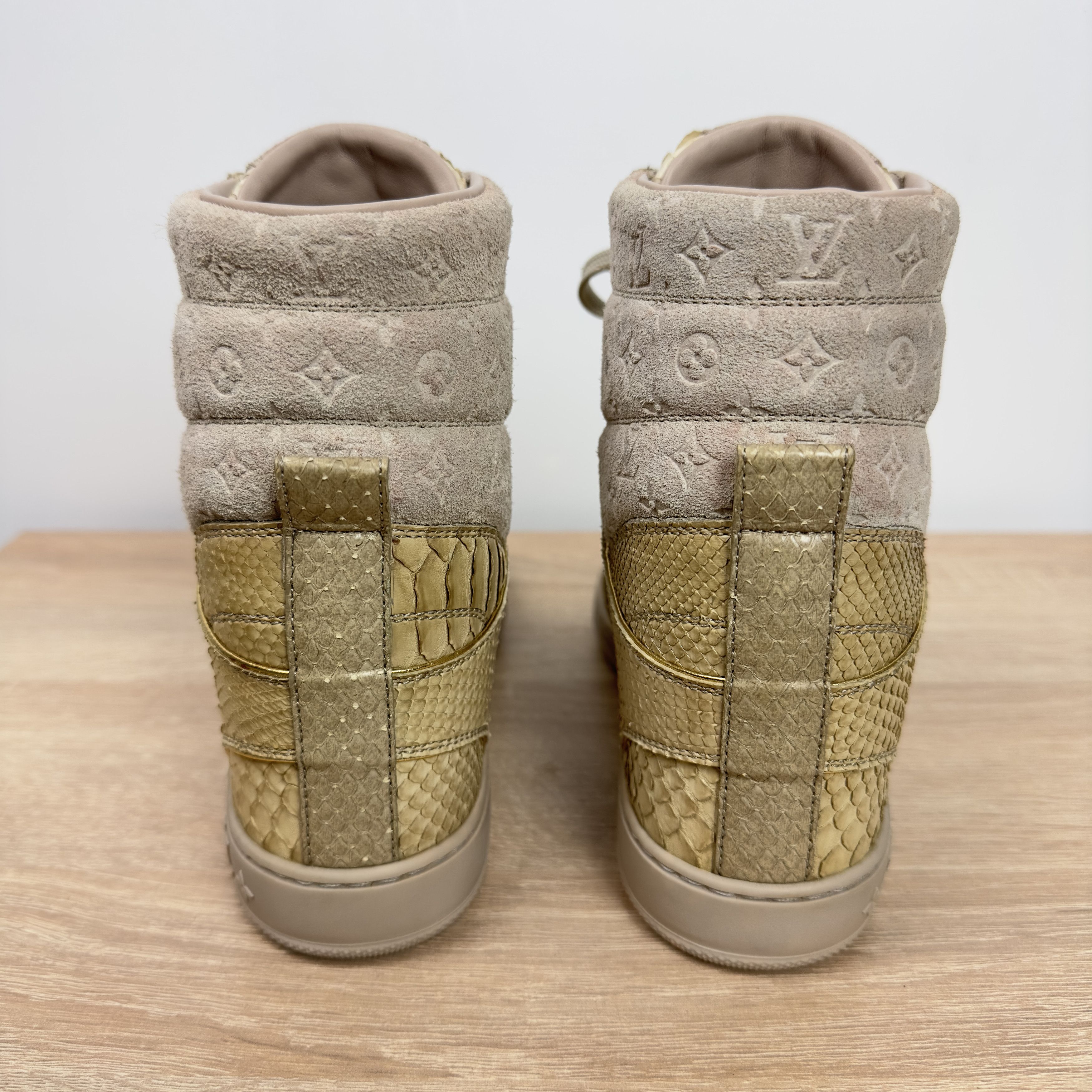 Louis Vuitton RARE Millenium Sneaker Boots Beige Python Skin 6 US Size US 6 / IT 36 - 7 Thumbnail