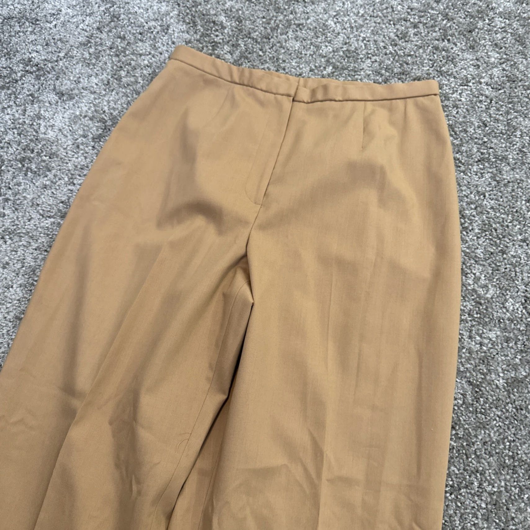 Preston & York Preston & York Dress Pants Women's 14P Petite Khaki Pants Flat Front 32W 28in Straight Size 24" / US 00 / IT 34 - 3 Thumbnail
