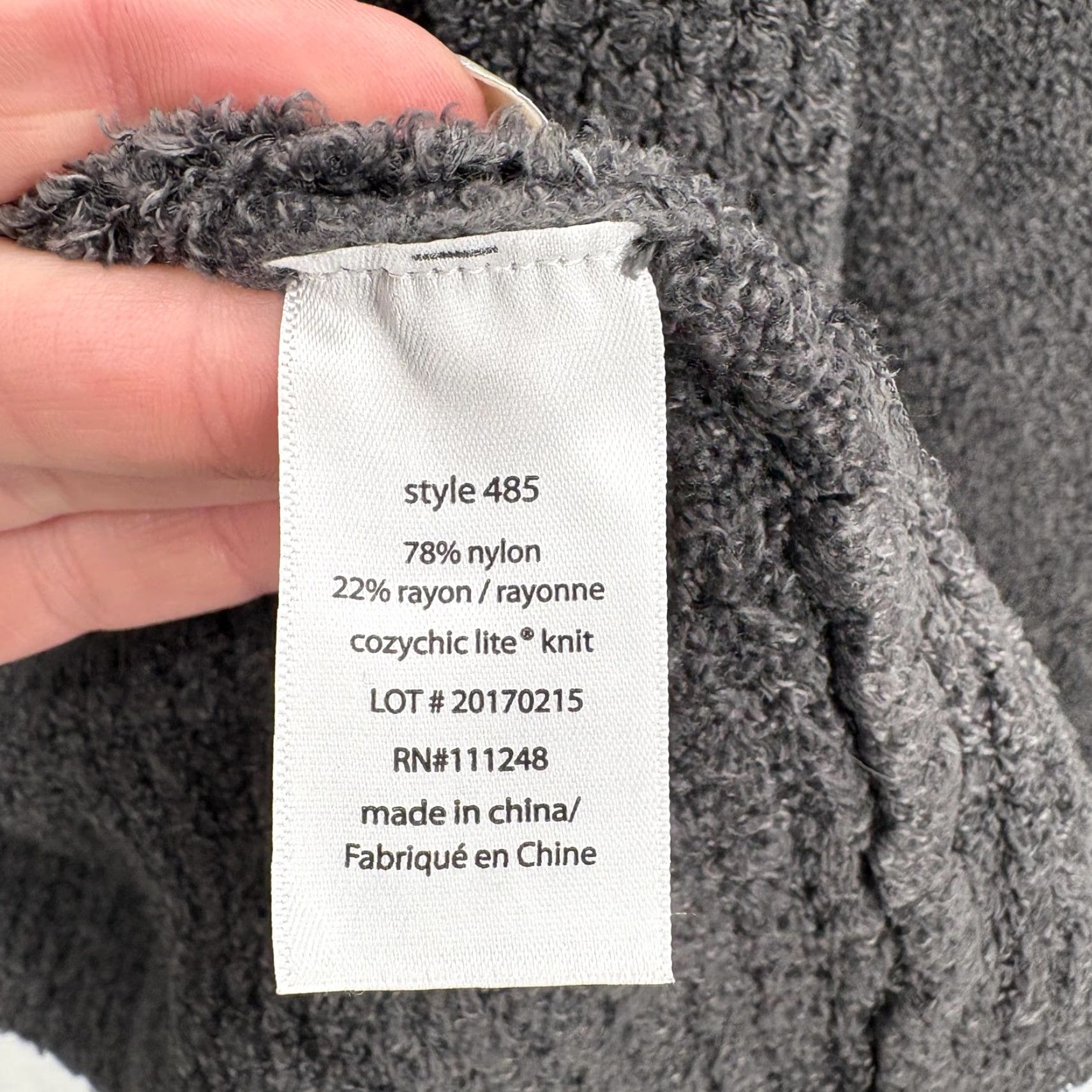 Vintage Barefoot Dreams Cardigan Womens Large Gray Cozychic Lite Open Pockets Knit Lightweight Size L / US 10 / IT 46 - 5 Thumbnail