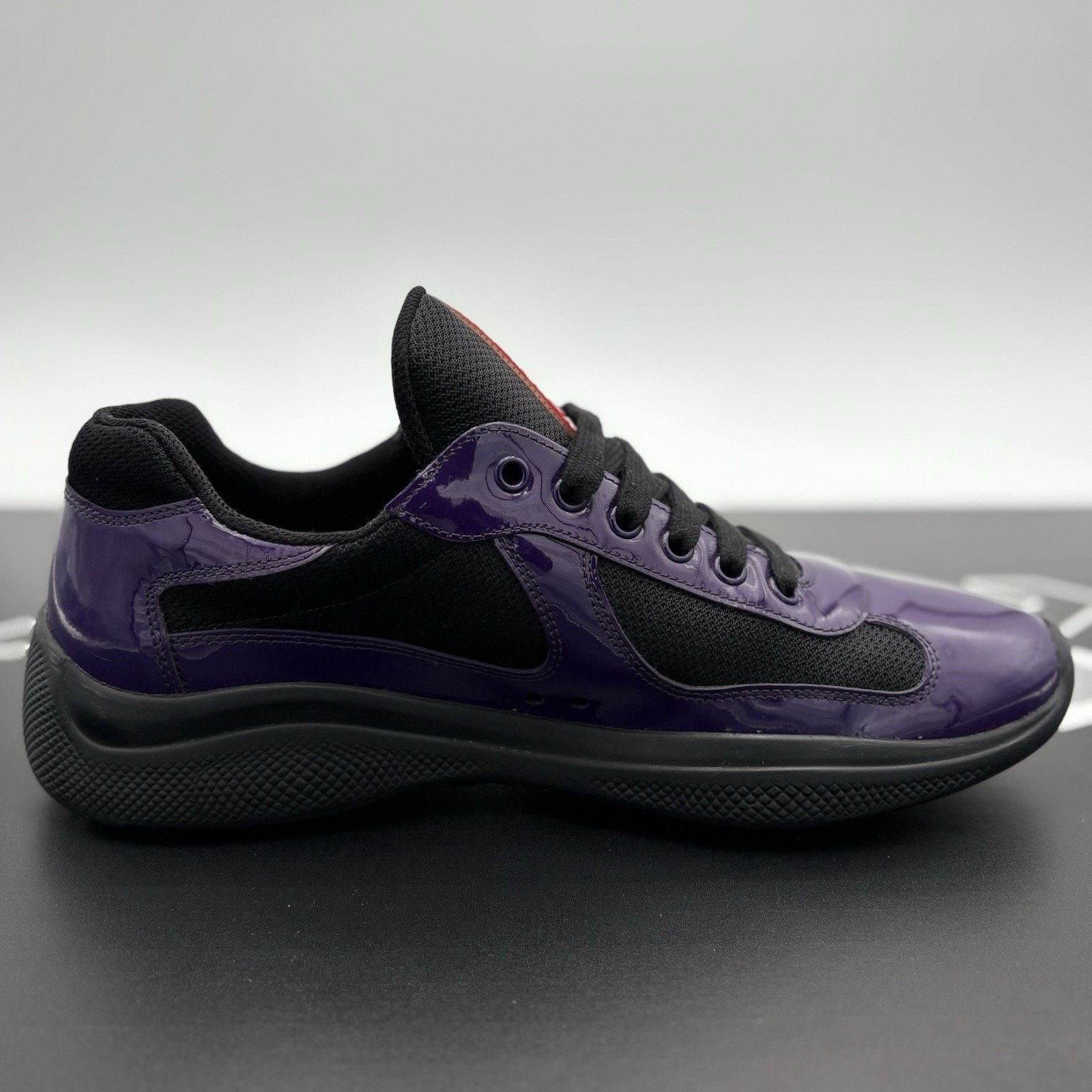 Prada Prada Americas Cup ' Violet Black ' | SUPER CLEAN! Size US 9 / EU 42 - 10 Thumbnail