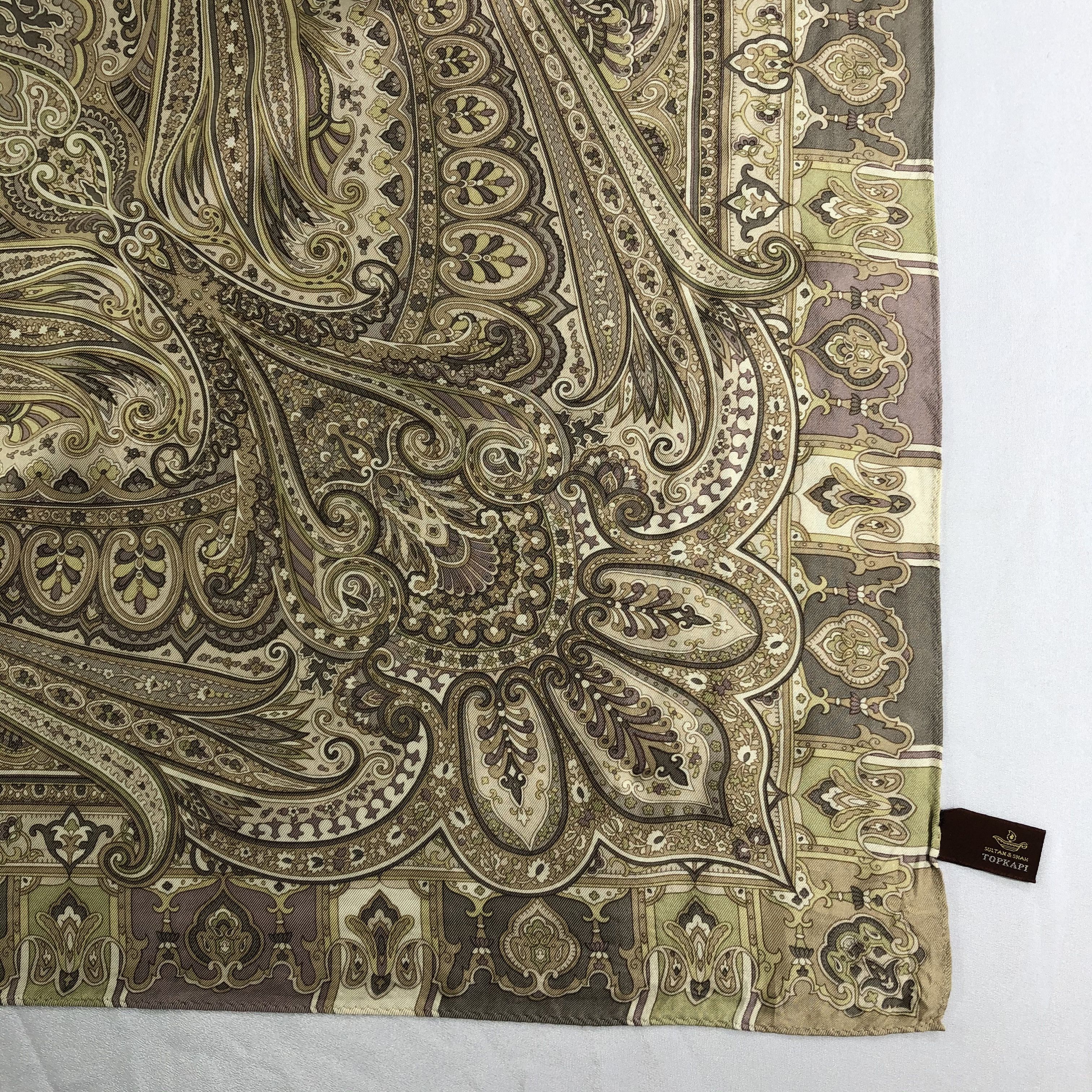 Vintage Vintage Topkapi Silk Scarf Size ONE SIZE - 3 Thumbnail