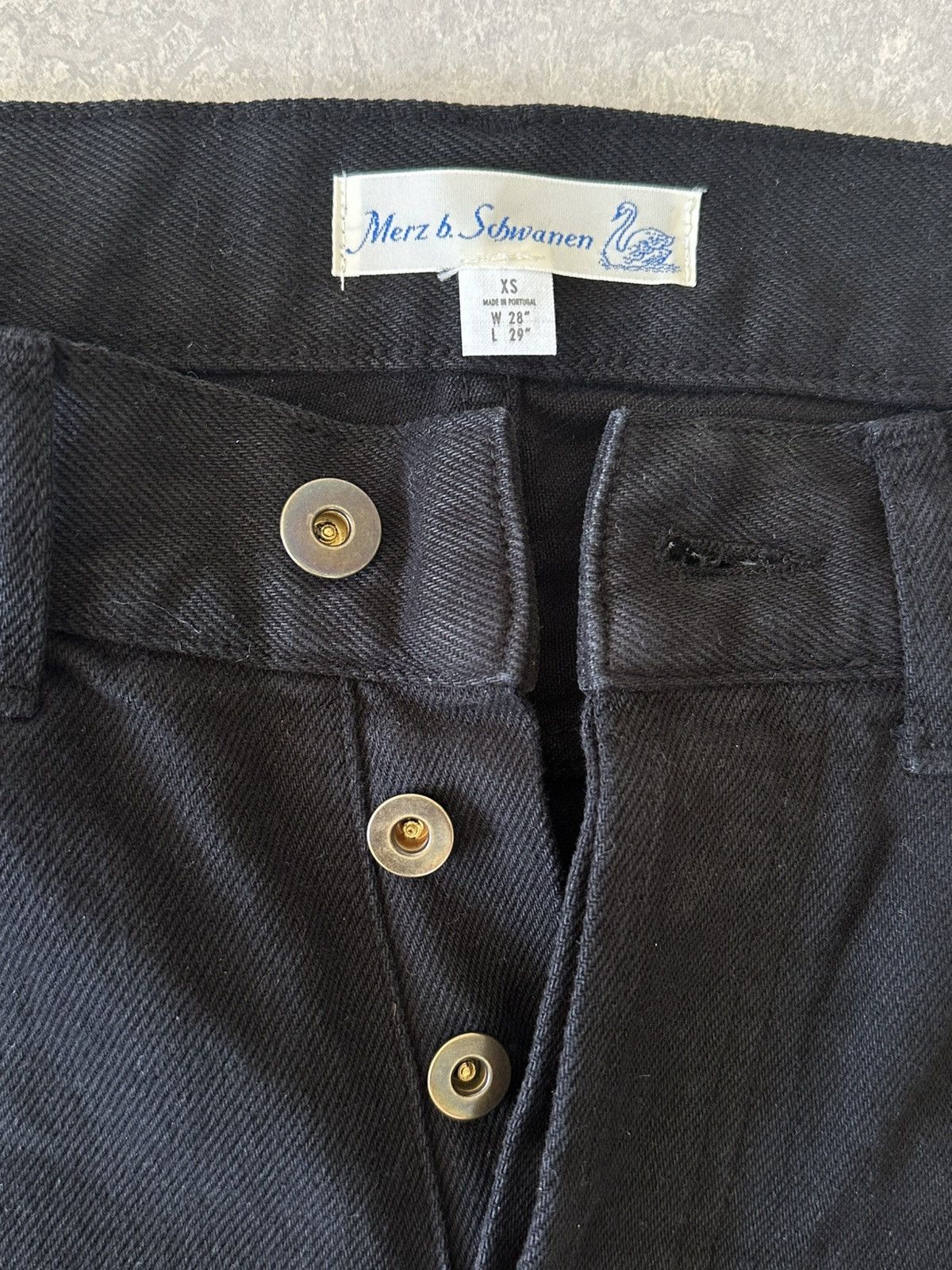 Merz B. Schwanen Merz b. Schwanen 1930s Cotton Twill Trouser Size US 28 / EU 44 - 3 Thumbnail