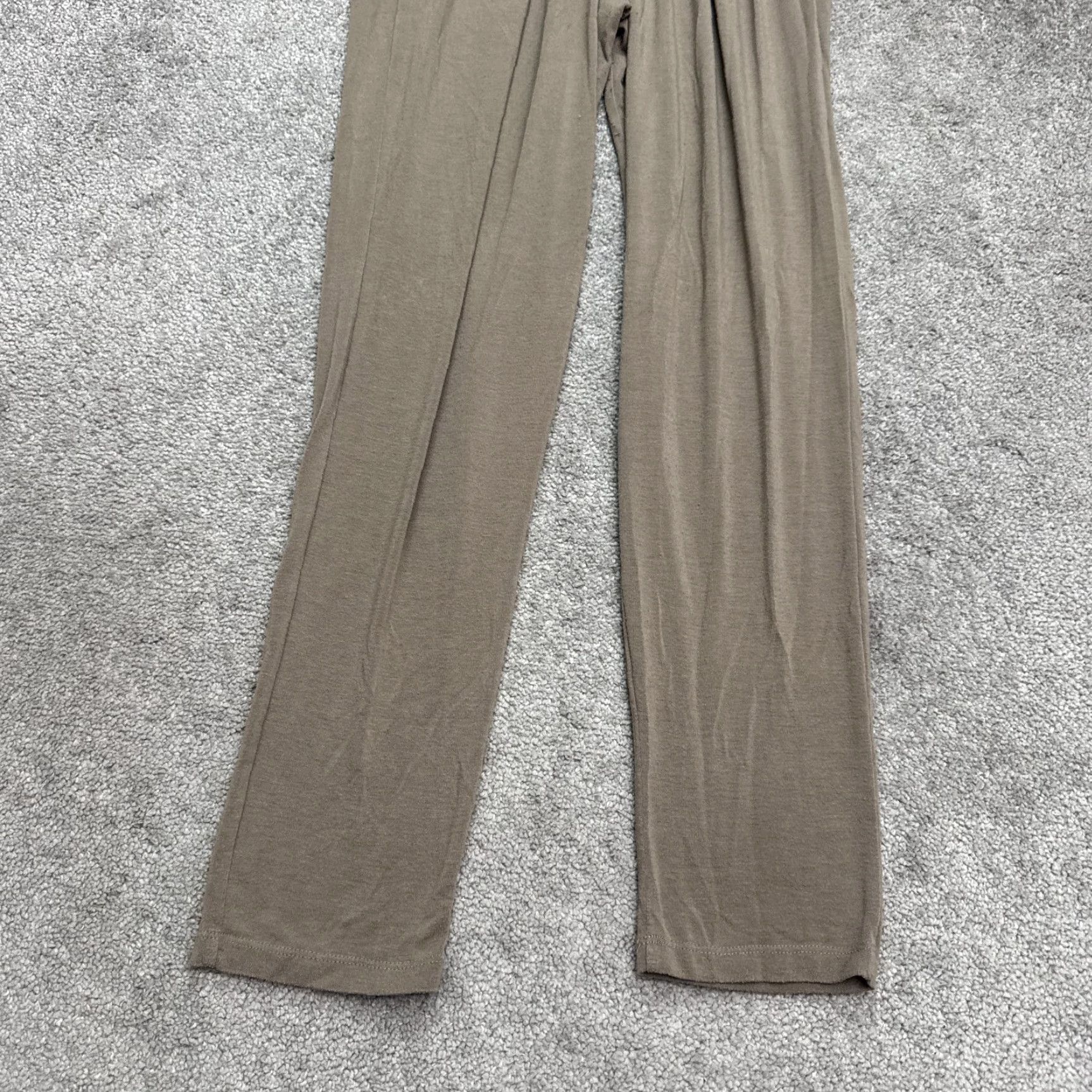 Vintage SEN One-Piece Jumpsuit Womens M Taupe Brown V-Neck Sleeveless Stretch Casual Size 32" / US 10 / IT 46 - 3 Thumbnail
