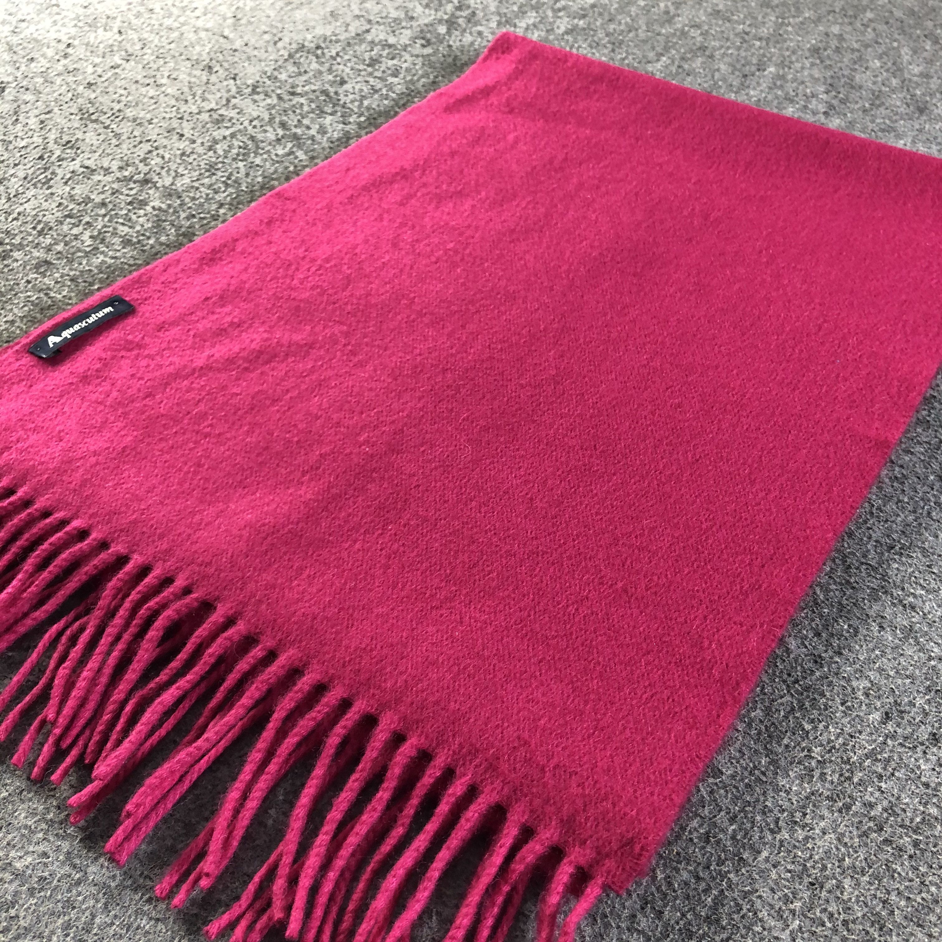 Aquascutum Aquasqutum Cashmere Scarf / Muffler / Neckwear Size ONE SIZE - 3 Thumbnail