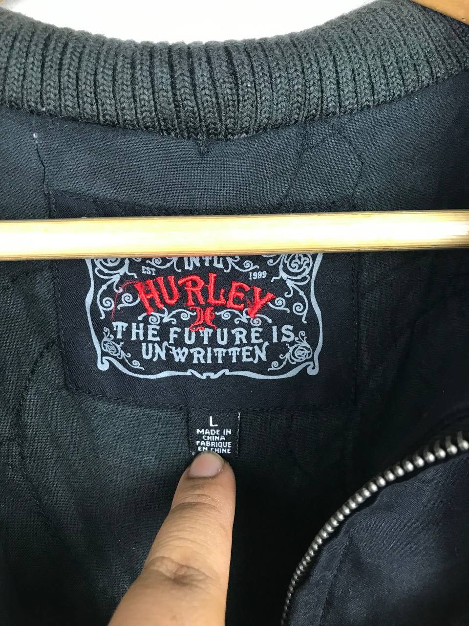 Hurley × Japanese Brand × Vintage Rare Hurley Jacket Bomber Design Size US L / EU 52-54 / 3 - 4 Thumbnail