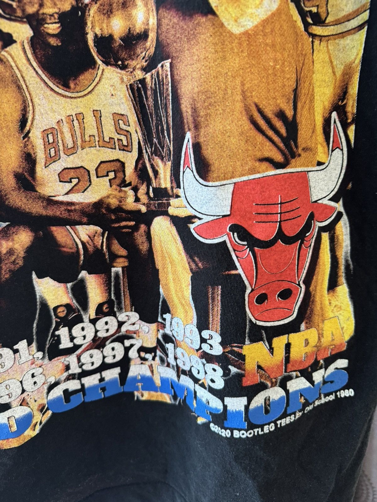 Vintage Vintage Chicago Bulls Tee Size US XL / EU 56 / 4 - 4 Thumbnail