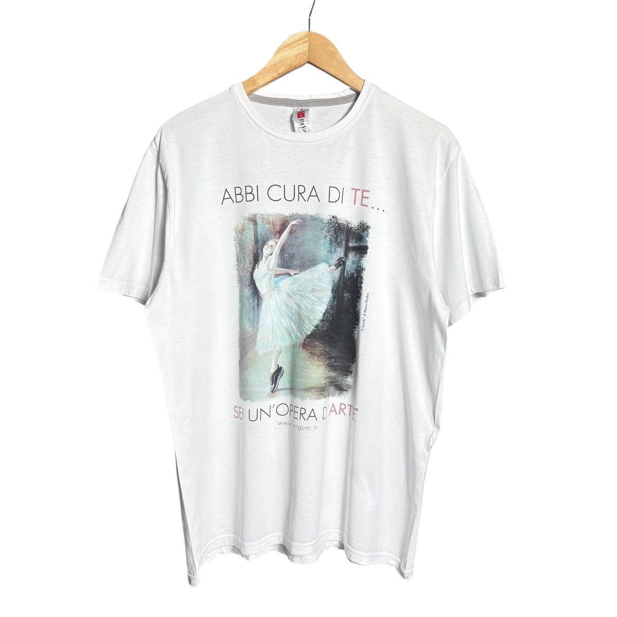 Vintage Vintage il trionfo Abbi Cura De Te Music Dancer Graphic Tee Size US L / EU 52-54 / 3 - 1 Thumbnail
