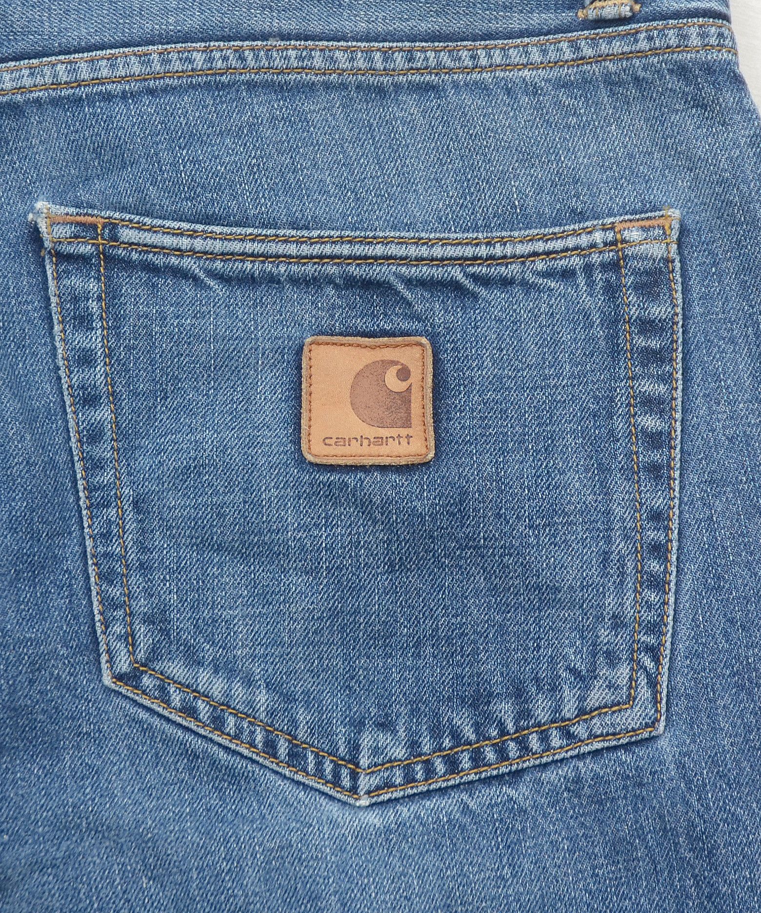 Carhartt × Carhartt Wip × Vintage VINTAGE CARHARTT BOXY LOGO Y2K BLACK BAGGY FIT KLONDIKE PANT Size US 36 / EU 52 - 10 Thumbnail