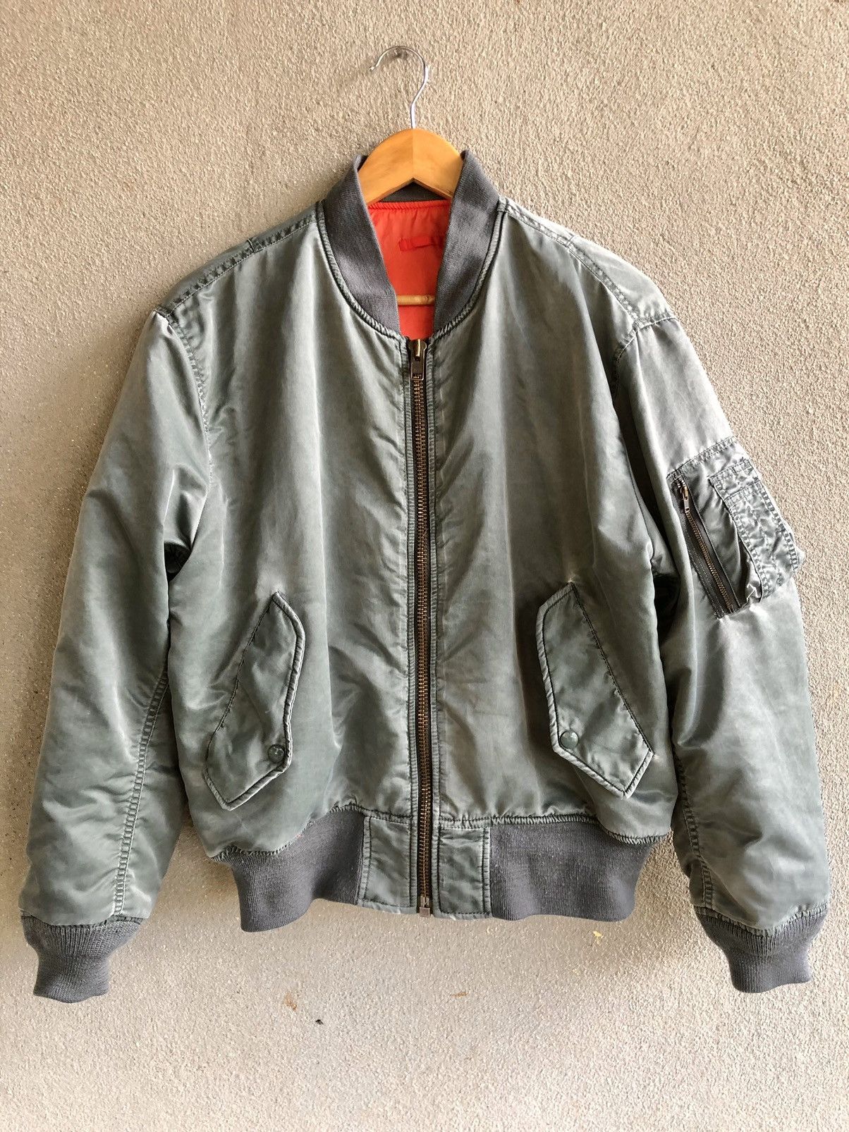 Japanese Brand Vintage MA 1 Flyer’s man intermediate bomber jacket Size US M / EU 48-50 / 2 - 1 Thumbnail