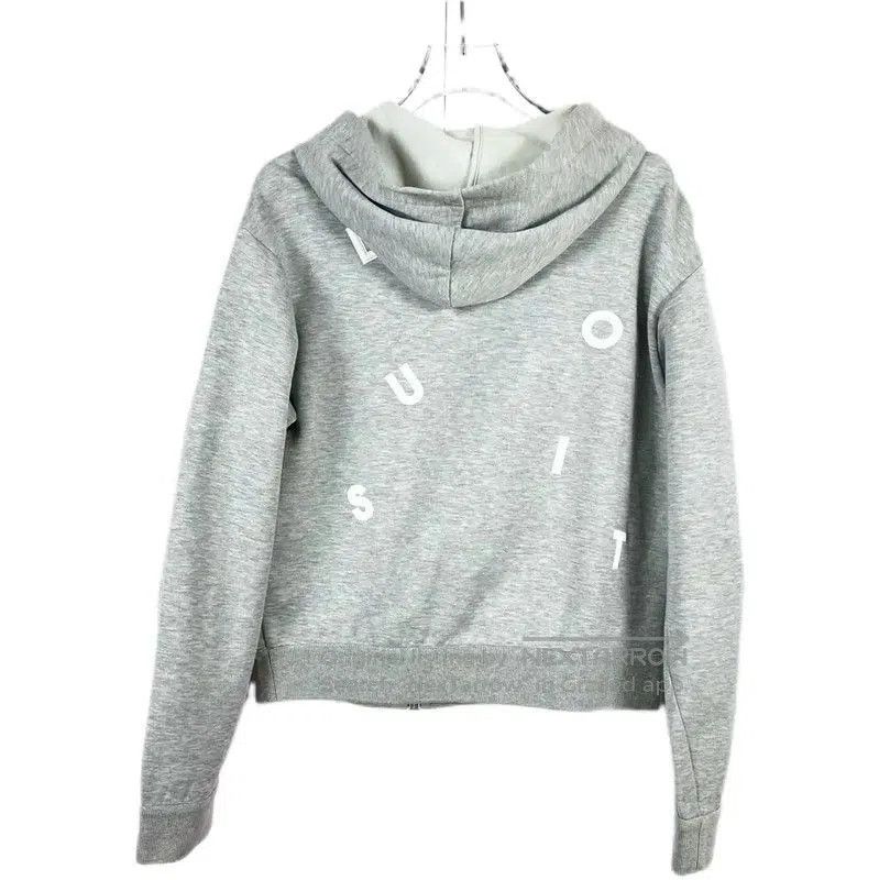 Louis Vuitton Louis Vuitton Gray Cotton Long Sleeve Hoodie . Size XS / US 0-2 / IT 36-38 - 2 Thumbnail