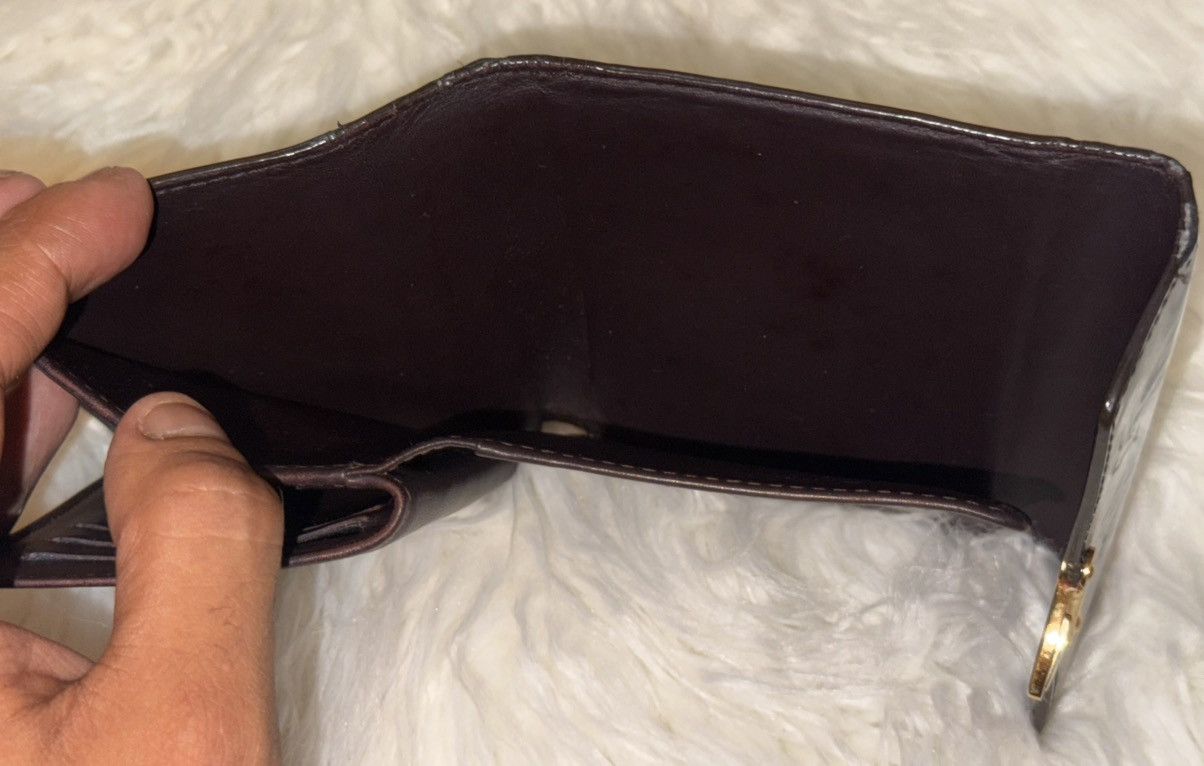Louis Vuitton Louis Vuitton Amarante Vernis Trifold Wallet Size ONE SIZE - 7 Thumbnail