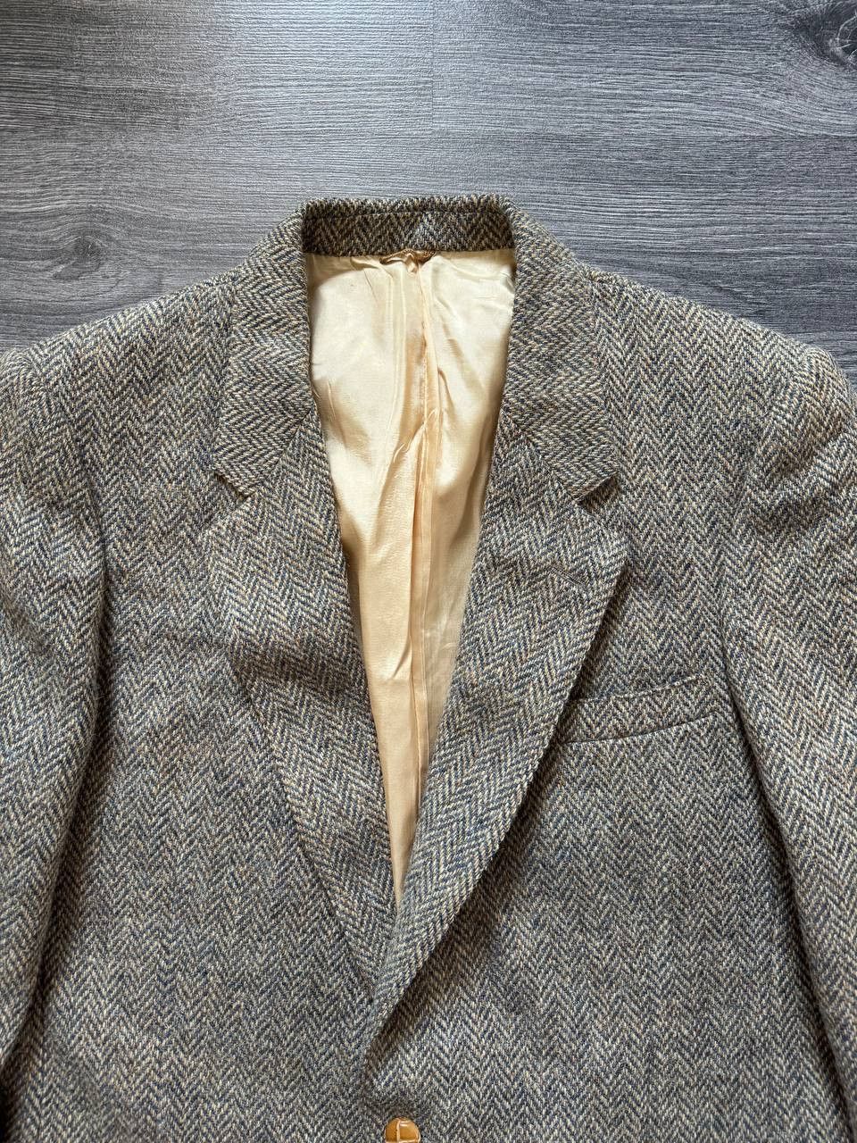 Harris Tweed Vintage Harris Tweed Wool Blazer Jacket Size 40R - 3 Thumbnail
