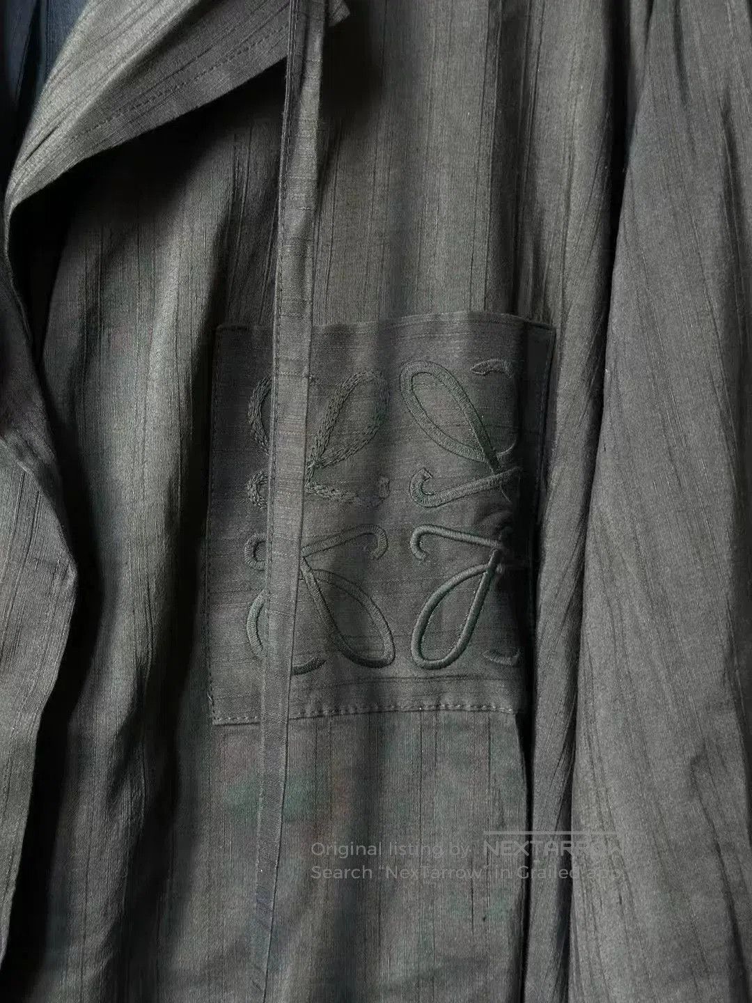 Loewe loewe black blue logo linen shirt. Size US XXS / EU 40 - 3 Thumbnail