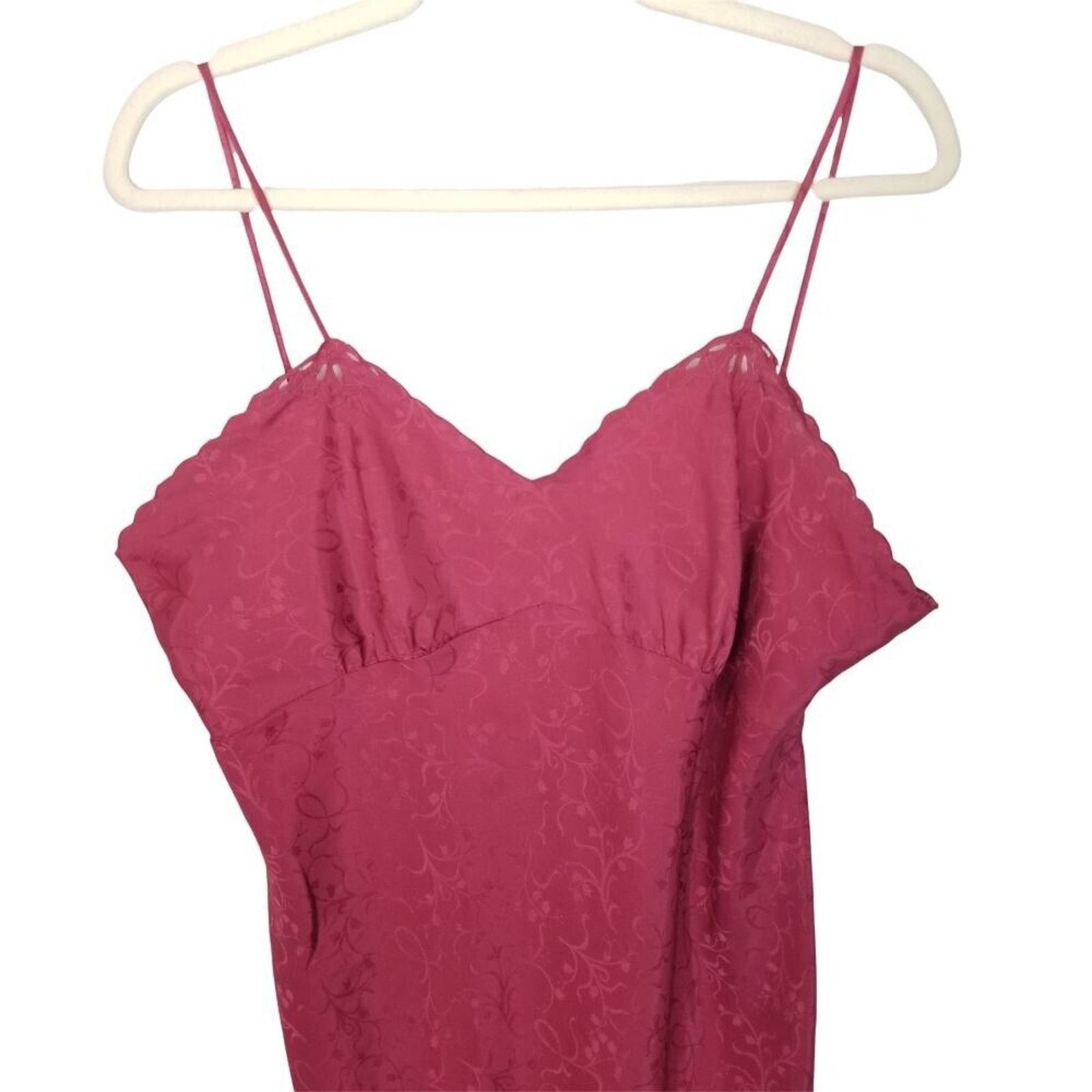 Saks Fifth Avenue Vintage Eve Stillman Womens Floral Lace Trim Nightgown M Size ONE SIZE - 2 Thumbnail