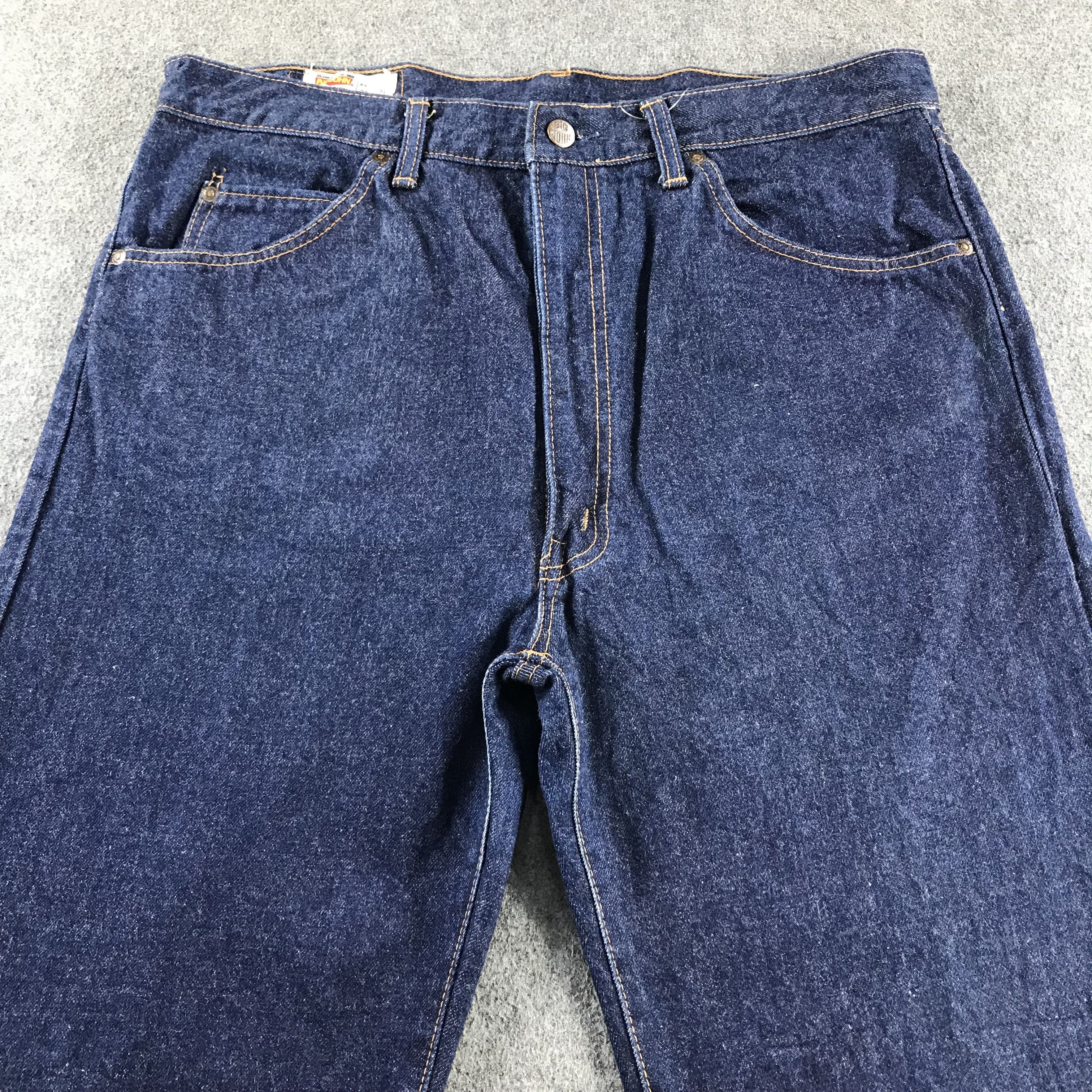 Big John Vintage Big John Jeans Blue Wash Denim KJ3442 Size US 36 / EU 52 - 3 Thumbnail