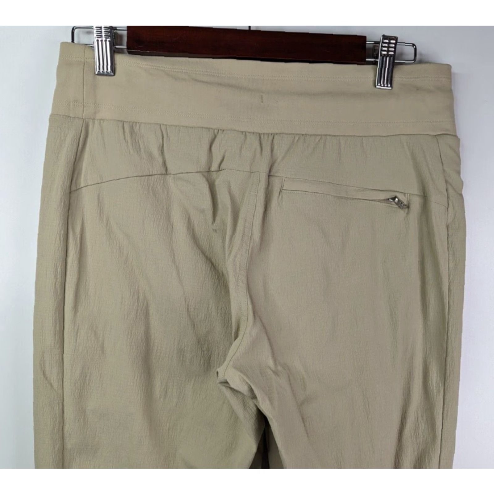 Athleta Athleta Jogger Pants Womens 6 Beige Nylon Spandex Trekkie Outdoor Hiking Ripstop Pockets 405726 Size 28" / US 6 / IT 42 - 5 Thumbnail