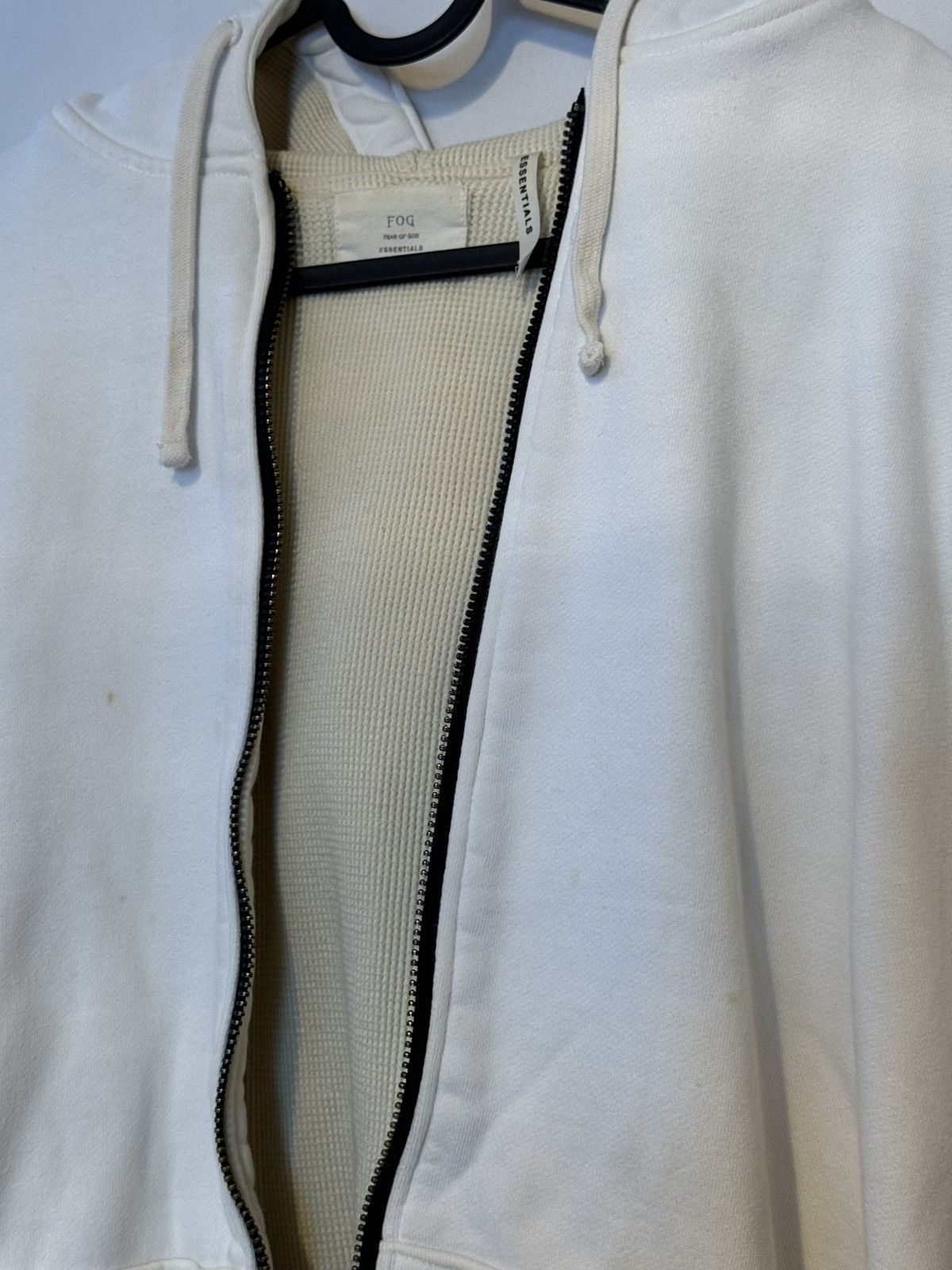 Fear of God 🔥 OG FOG Fear of God Essentials Thermal Jacket SZ MED White Size US M / EU 48-50 / 2 - 2 Thumbnail