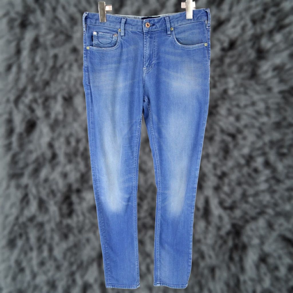 Scotch & Soda SCOTCH & SODA Men's Jeans Skim Slim Fit W31/L32 Zip Fly Casual Faded Whiskers Size US 31 - 1 Thumbnail