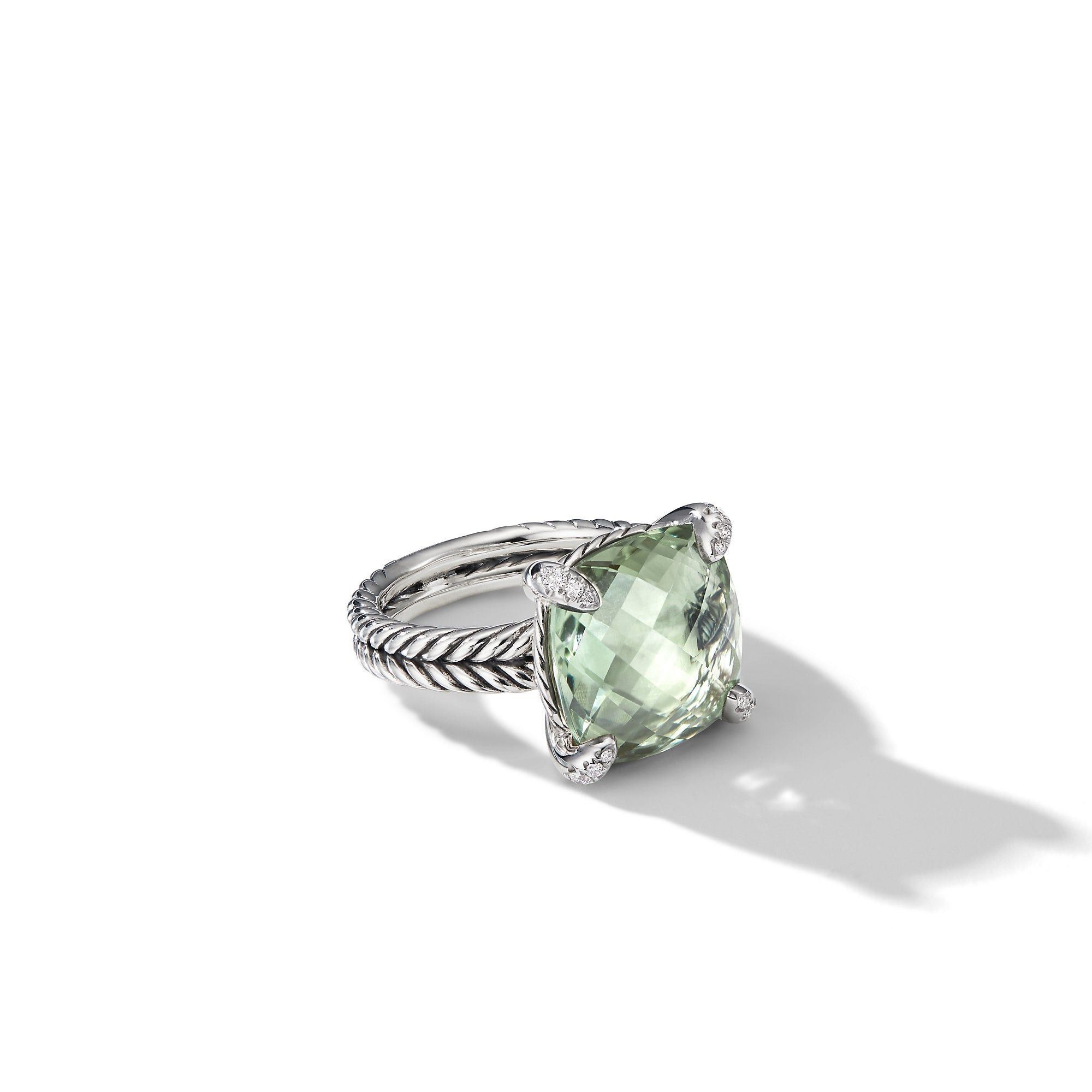 David Yurman o1w1db10526 R12742D Size:7/Chatelaine Ring in Silver Size ONE SIZE - 1 Thumbnail