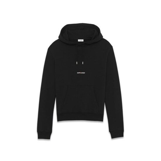 Saint Laurent Paris o1bcso1str1124 Rive Gauche Hoodie in Black Size US L / EU 52-54 / 3 - 1 Preview