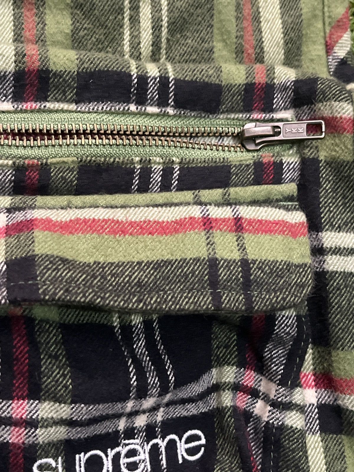 Supreme Supreme Tartan Flannel Cargo Vest Size US M / EU 48-50 / 2 - 5 Thumbnail