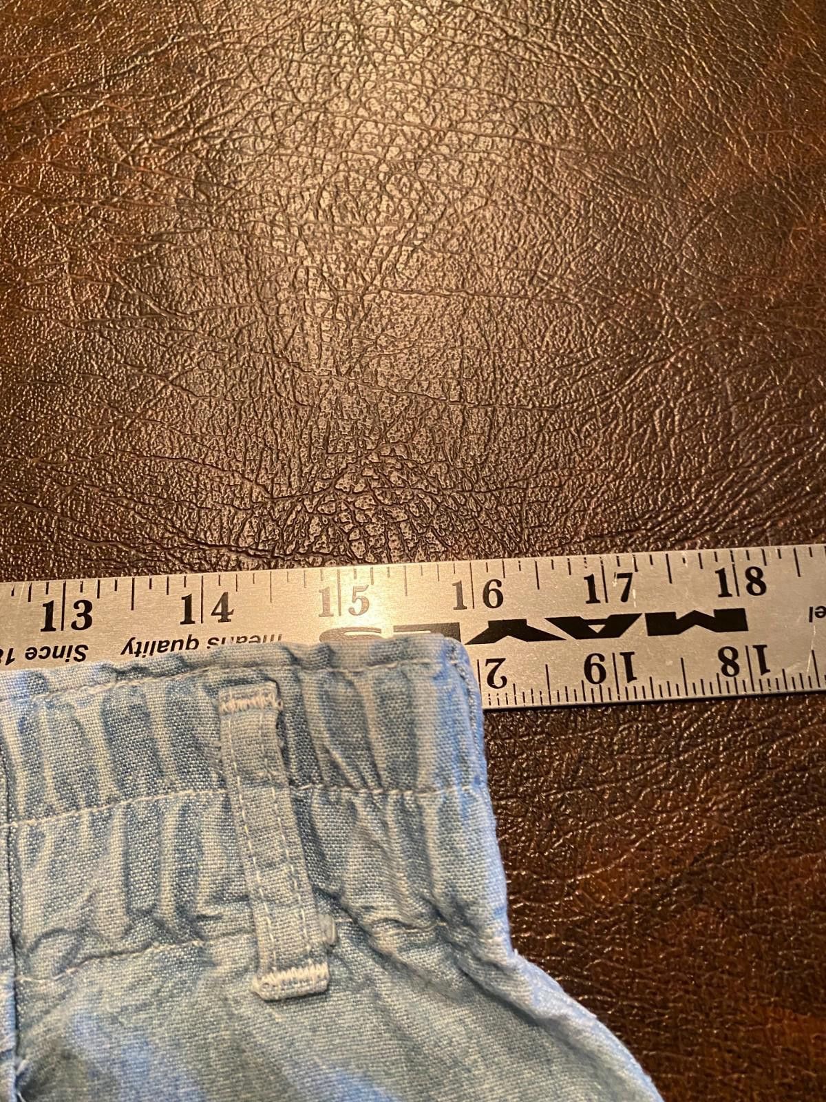 Dockers 90s Dockers Denim Mom Shorts Sz 12 Pleated Y2K High Rise B15 Size 34" / US 12 / IT 48 - 8 Thumbnail