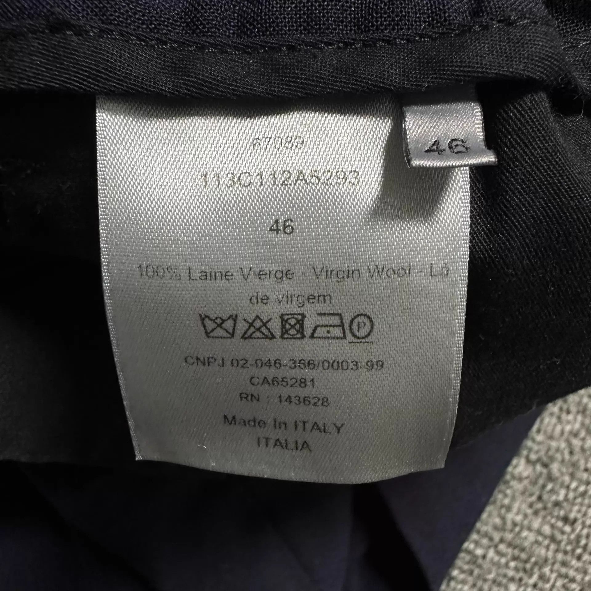 Dior Dior Navy Drawstring Side Zip Cuffs Wool Sweatpants 46 Size US 30 / EU 46 - 6 Thumbnail