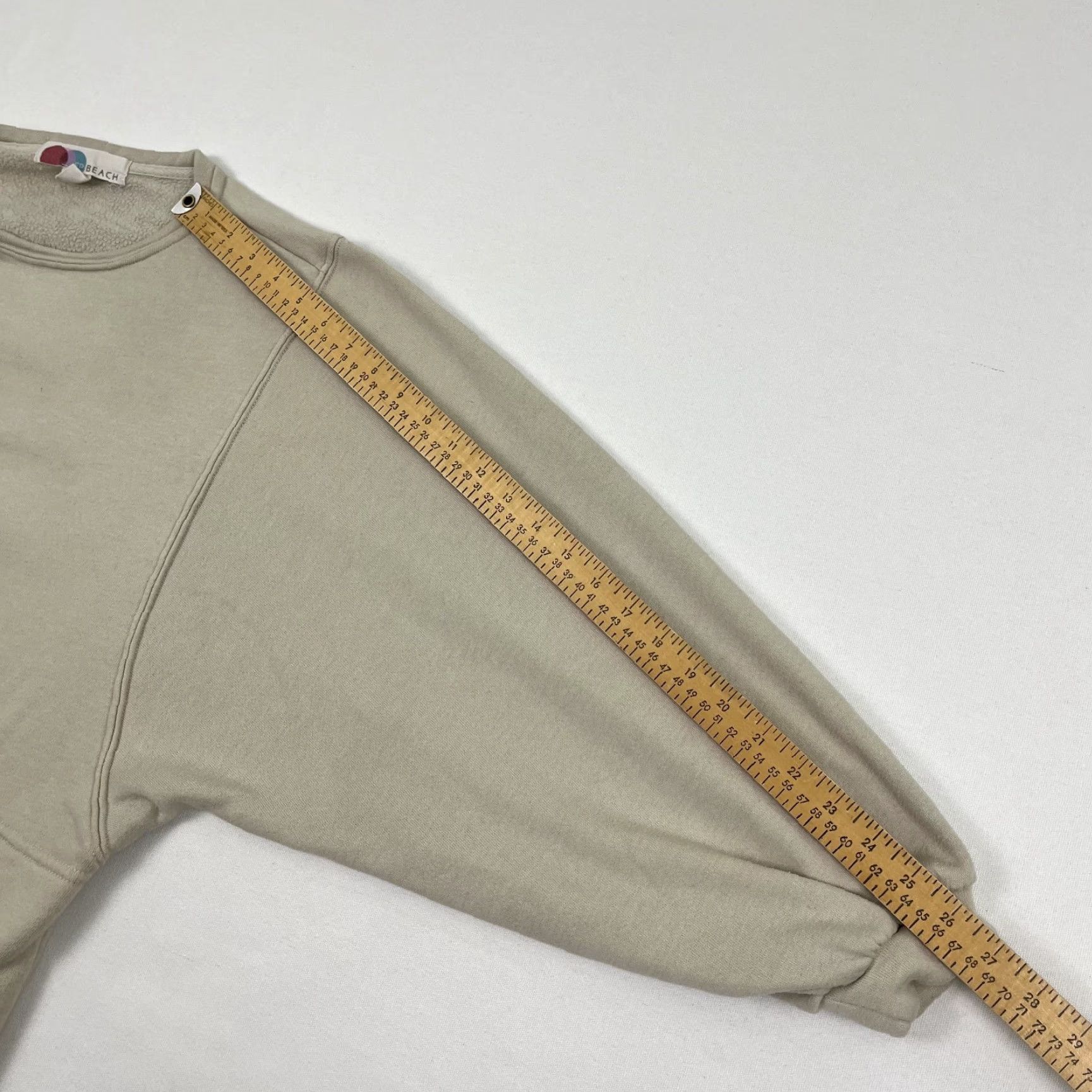 Free People Free People FP Beach Womens Medium Oversized Beige Pockets Beachy Boho Minimal Shirt Womens M Beige Pockets Beach Beachy Boho Minimal Size M / US 6-8 / IT 42-44 - 6 Thumbnail