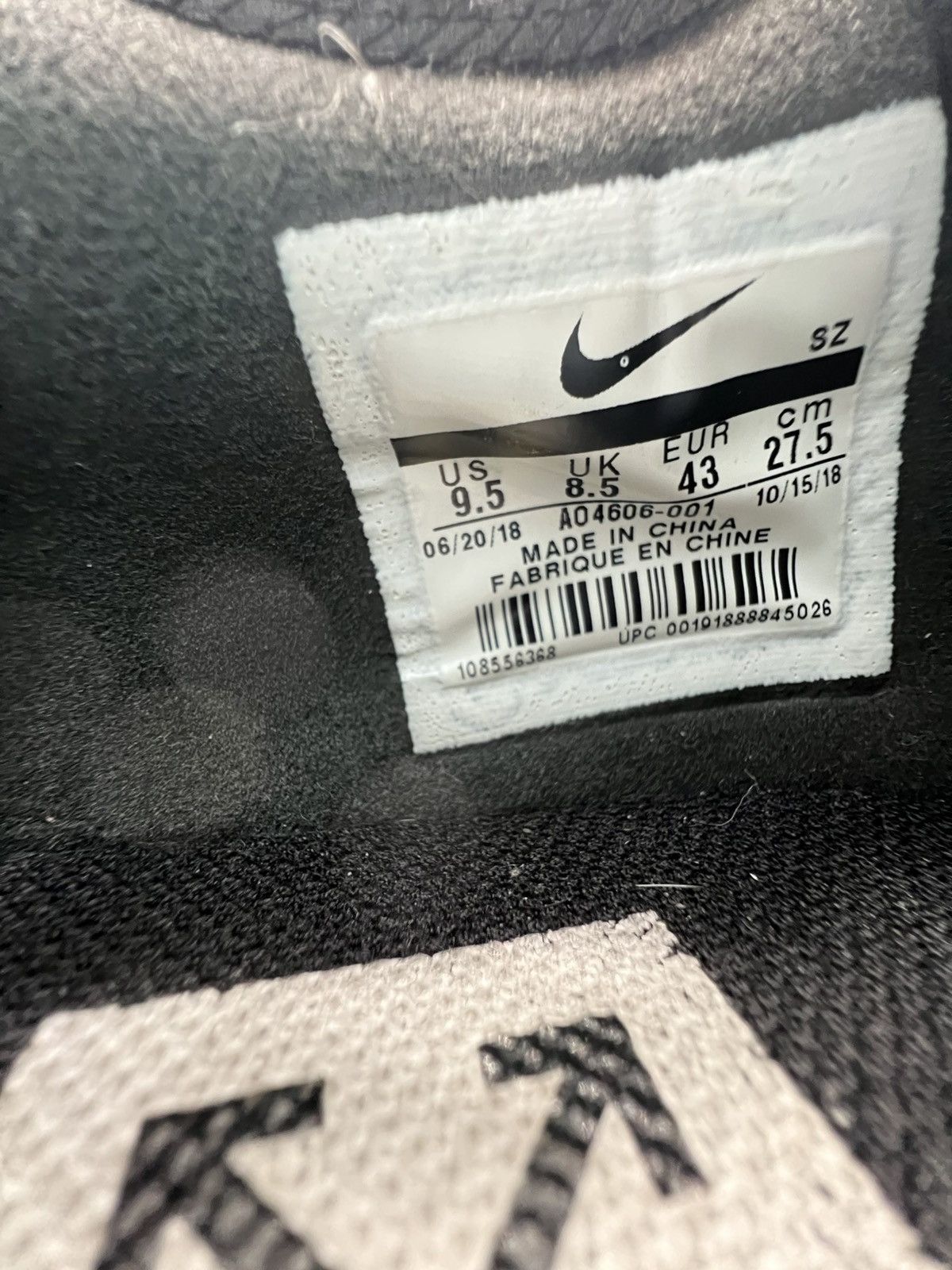 Nike × Off-White Nike x Off-White Air Force 1 Black Size US 9.5 / EU 42-43 - 8 Thumbnail