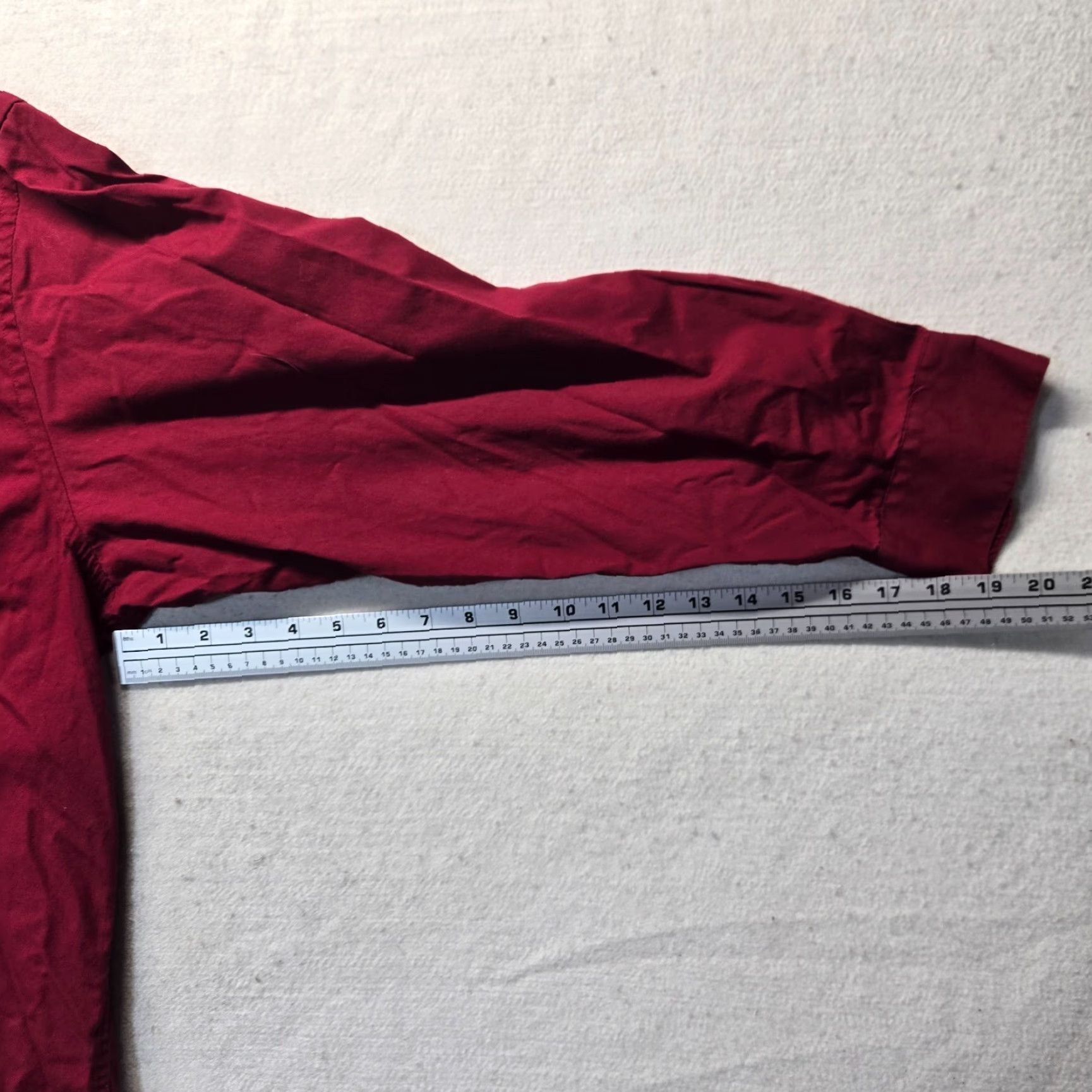 Alexander Julian Alexander Julian Shirt Button-Up Long Sleeve Mens 2XL Red Solid Size US XXL / EU 58 / 5 - 5 Thumbnail