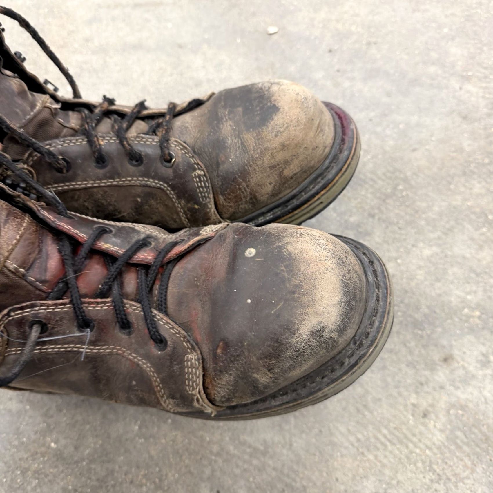 Danner Danner Steel Yard 6 Inch ST Steel Toe Boots Mens 9.5 Brown Leather Combat Heavy Distress Shoes Size US 10 / EU 43 - 6 Thumbnail