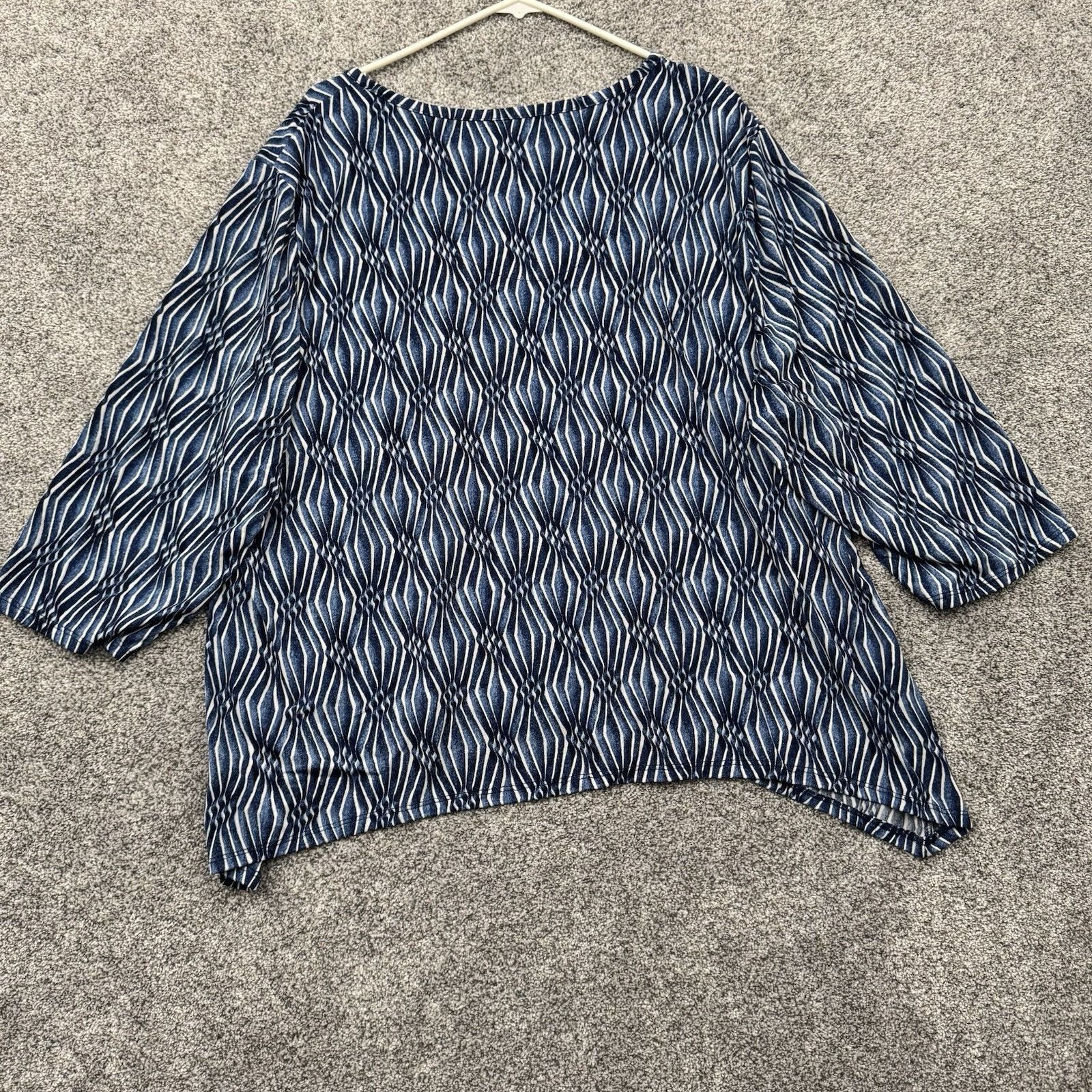 Other Alfred Dunner Blouse Womens 3X Plus Lagenlook Buckle 2010s Size 3XL / US 20-22 - 5 Thumbnail