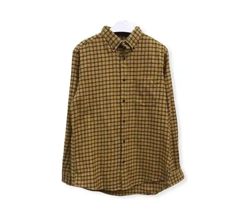 image of G.u Plaid Tartan Flannel Shirt, Men's (Size Medium)