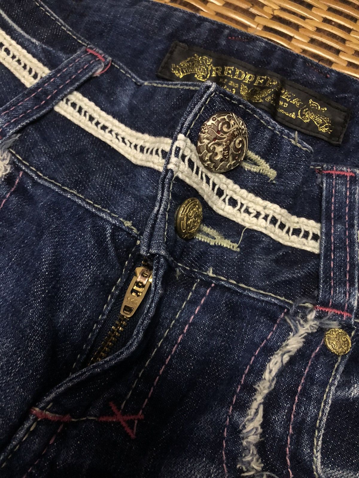 Designer × Hysteric Glamour × Japanese Brand Vintage Red Pepper Jeans Japanese Brand Size 31" - 19 Thumbnail