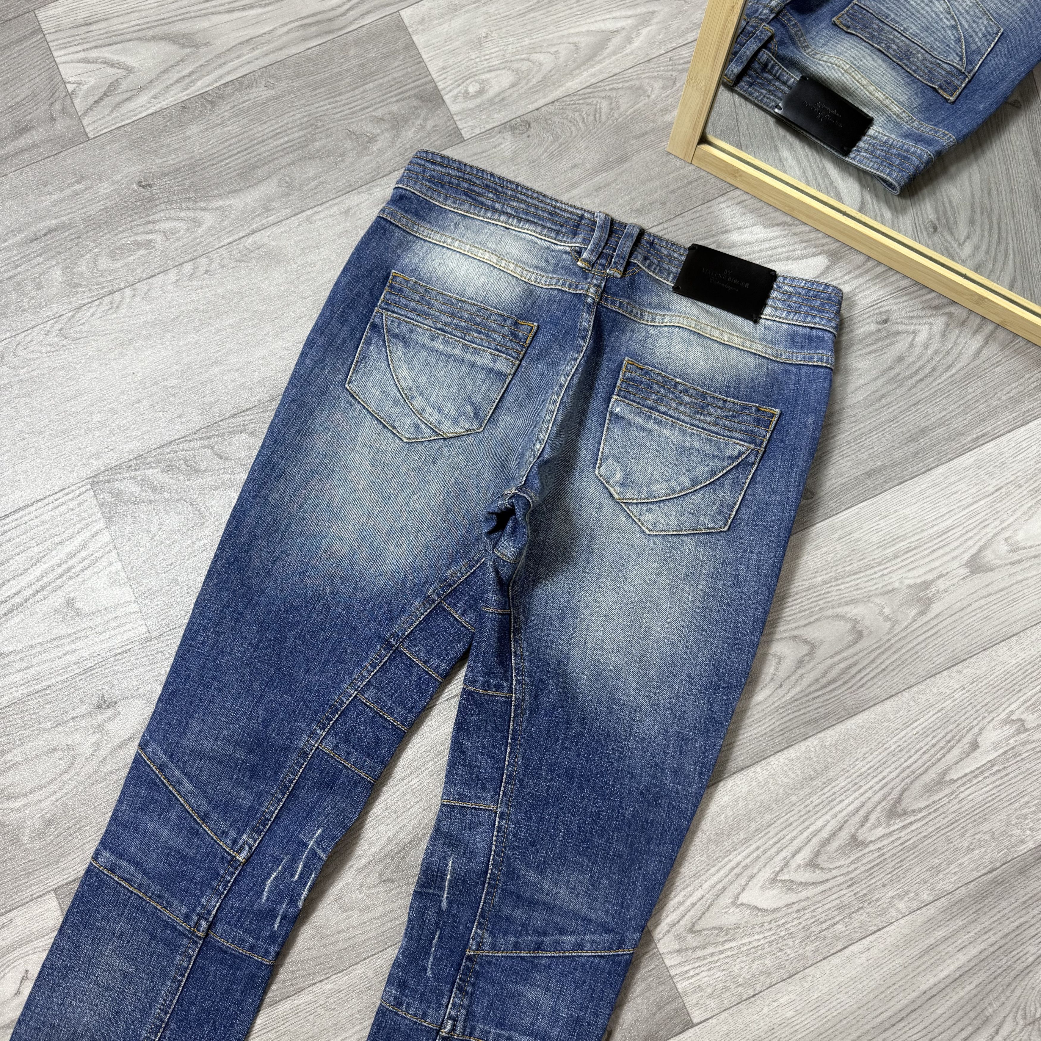 By Malene Birger Vintage By Malene Birger 90s Rare Full Zip Faded Jeans Pants Size 28" / US 6 / IT 42 - 8 Thumbnail