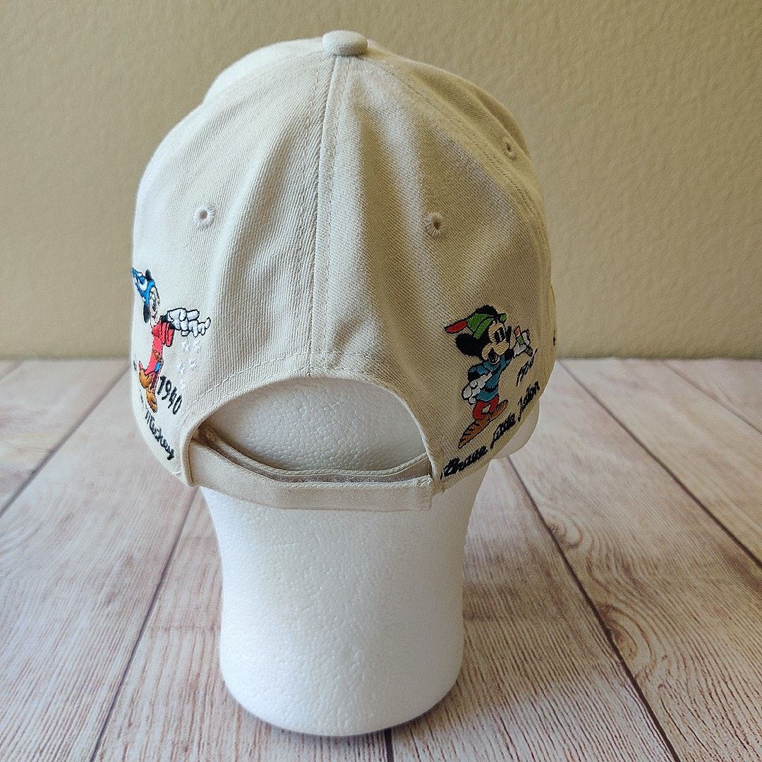 Disney Vintage Y2K history Mickey embroidered adult baseball cap Size ONE SIZE - 4 Thumbnail