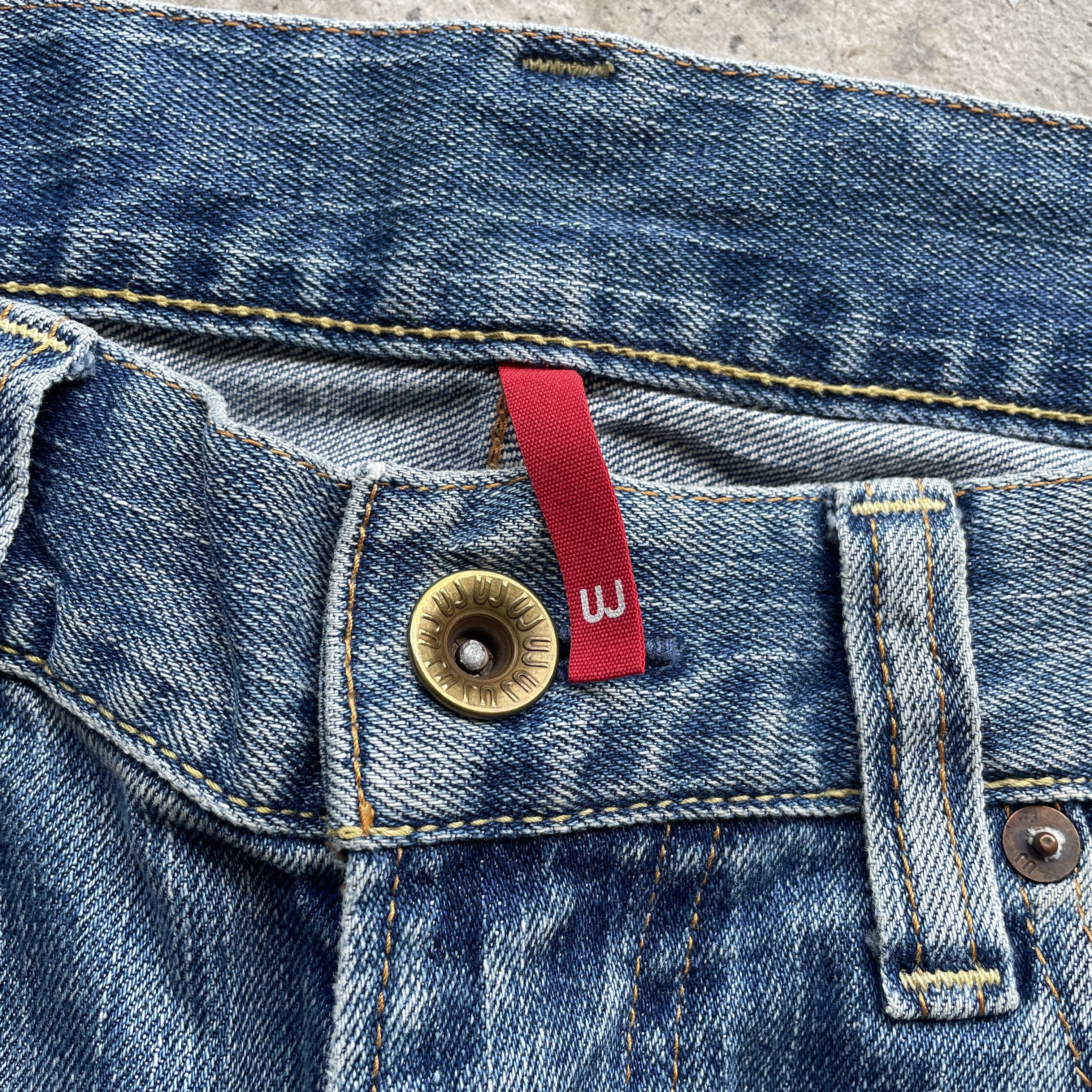 Japanese Brand VINTAGE JAPANESE JEANS FADED PANTS DENIM W32x31.5 Size US 32 / EU 48 - 6 Thumbnail