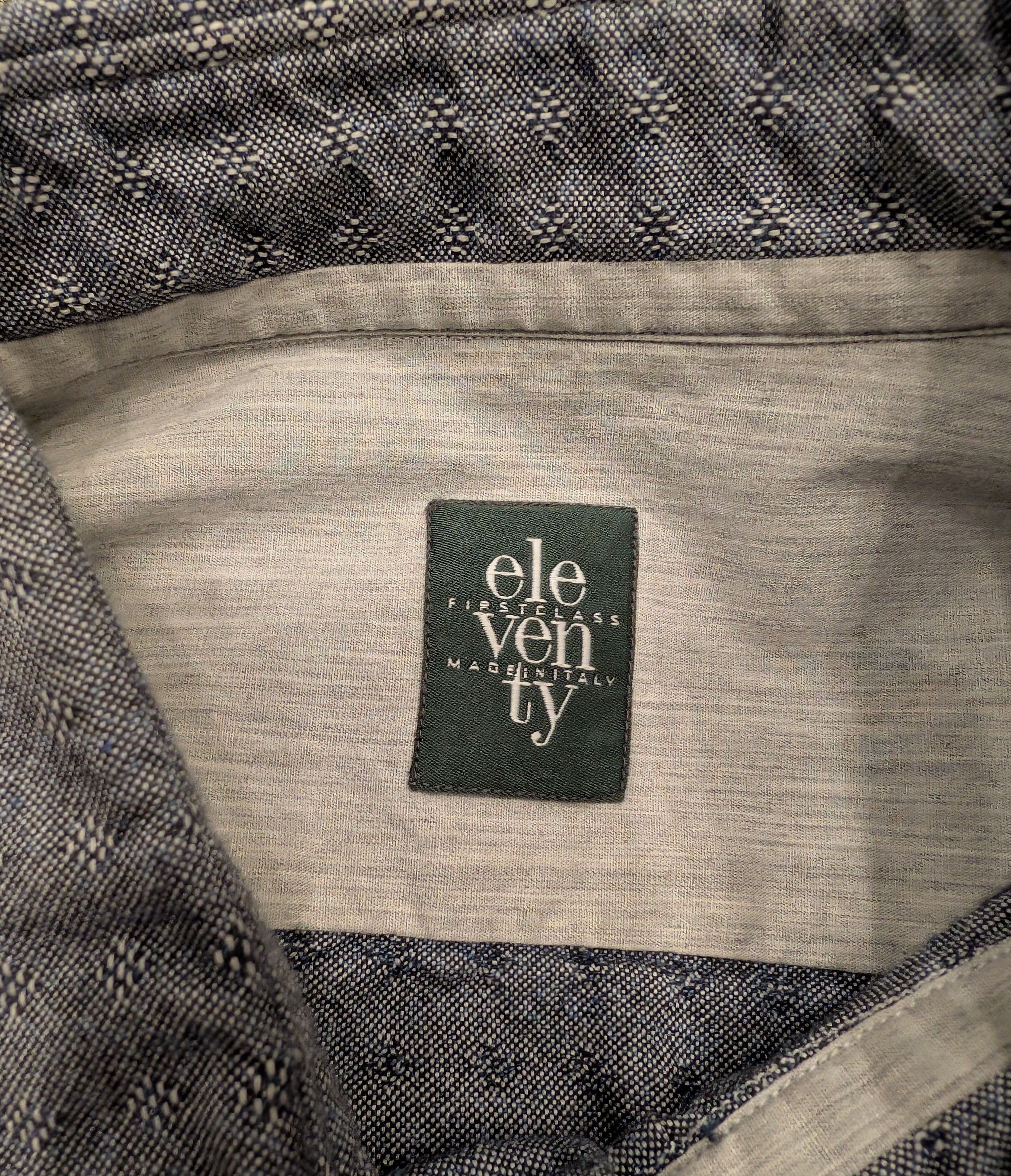 Eleventy Eleventy First Class Dress Shirt Size 15.75/40 Made in Italy Size US M / EU 48-50 / 2 - 3 Thumbnail