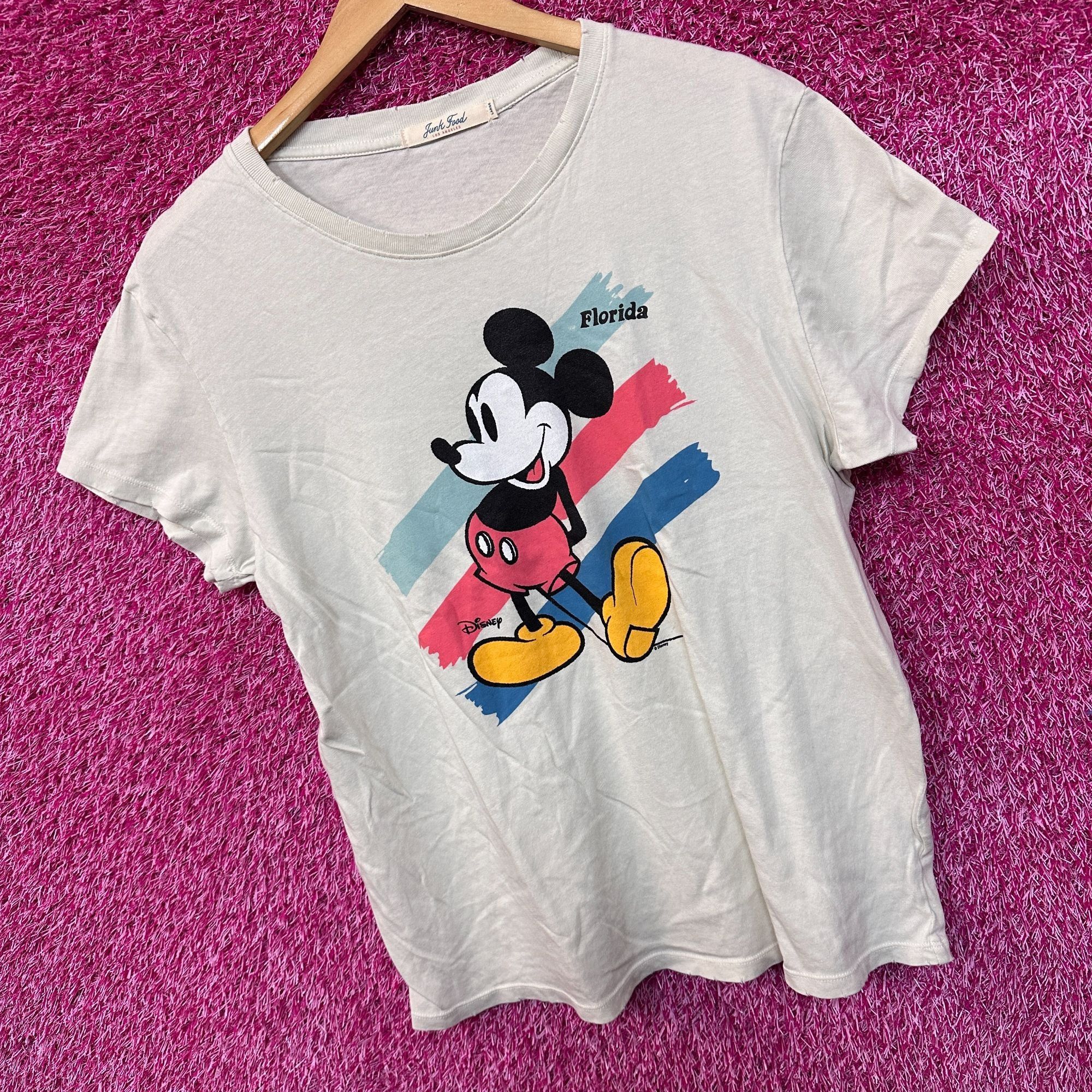 Disney Mickey Mouse Florida Distressed Disney Women’s Top L Size L / US 10 / IT 46 - 3 Thumbnail